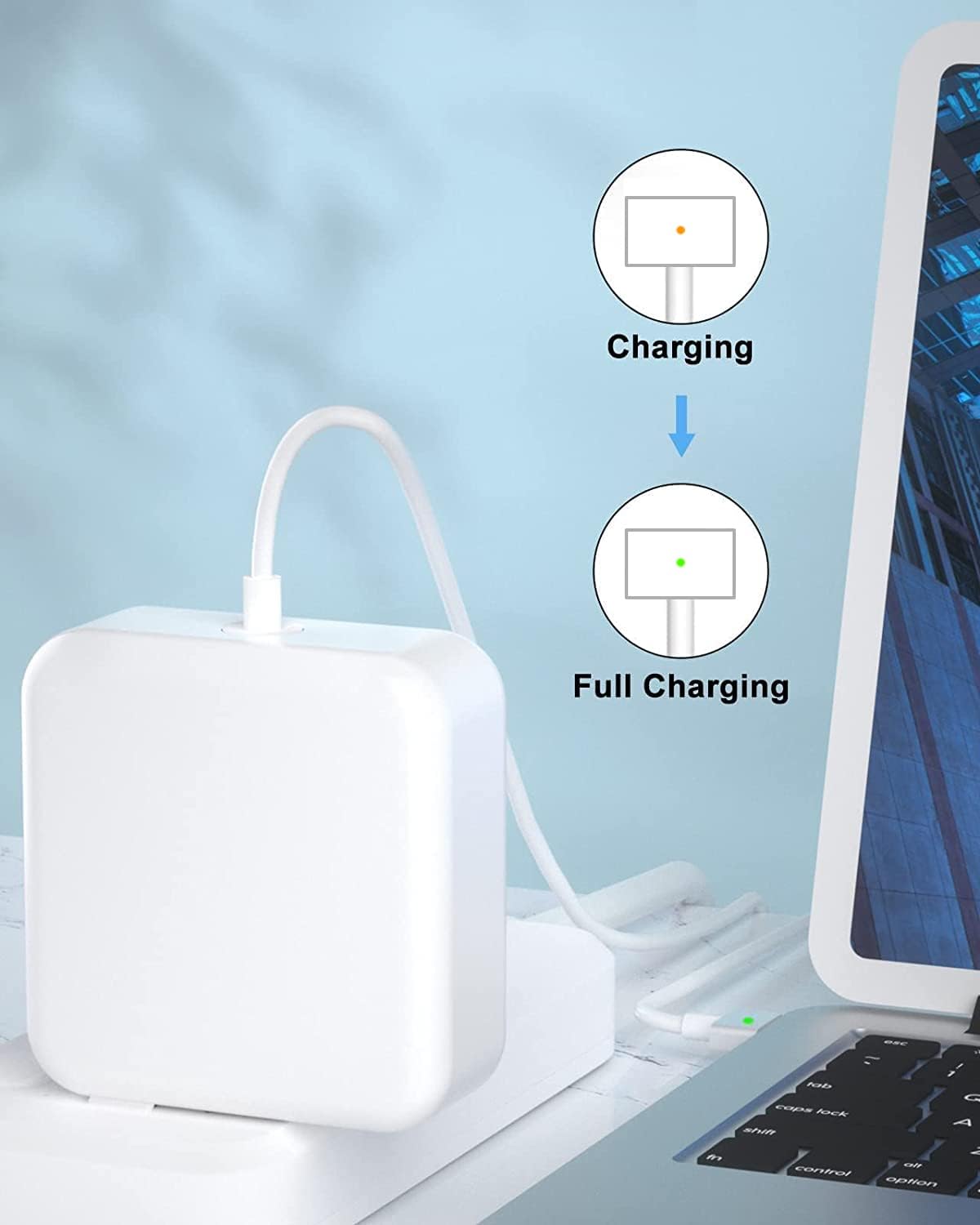NSPENCM 85W Mac Book Pro Charger, Replacement AC 85w 2T-Tip Connector Power Adapter,Laptop Charger Compatible with MacBook pro & Mac Book Pro 13 inch-15 inch Retina After Mid 2012