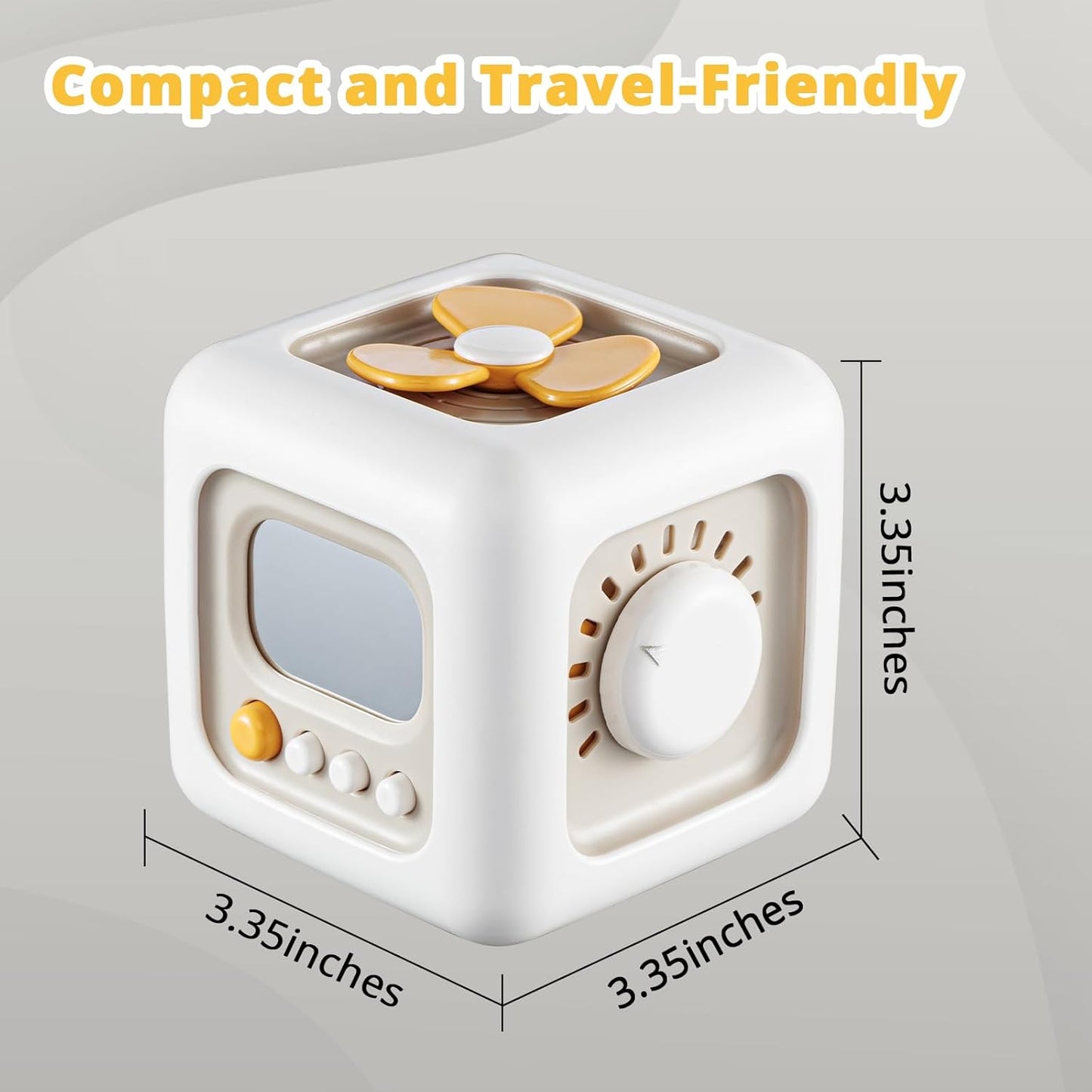Busy Cube Toy for 1 Year Old Boy, Montessori Toys for 1+ Year Old, Travel Sensory Toys for Toddlers 1-3, Learning Fine Motor Skills| 1st Birthday Gifts Baby Boy Toys 9 12 Months