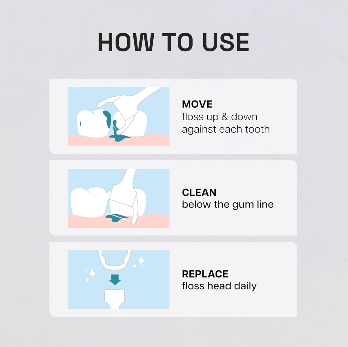 REACH Ultraclean Access Flosser Refill Heads, Mint, Plaque Remover for Teeth, Shred Resistant, for Hard to Reach Areas, Oral Care, PFAS Free, for Adults & Kids, 1 Pack, 28 Count