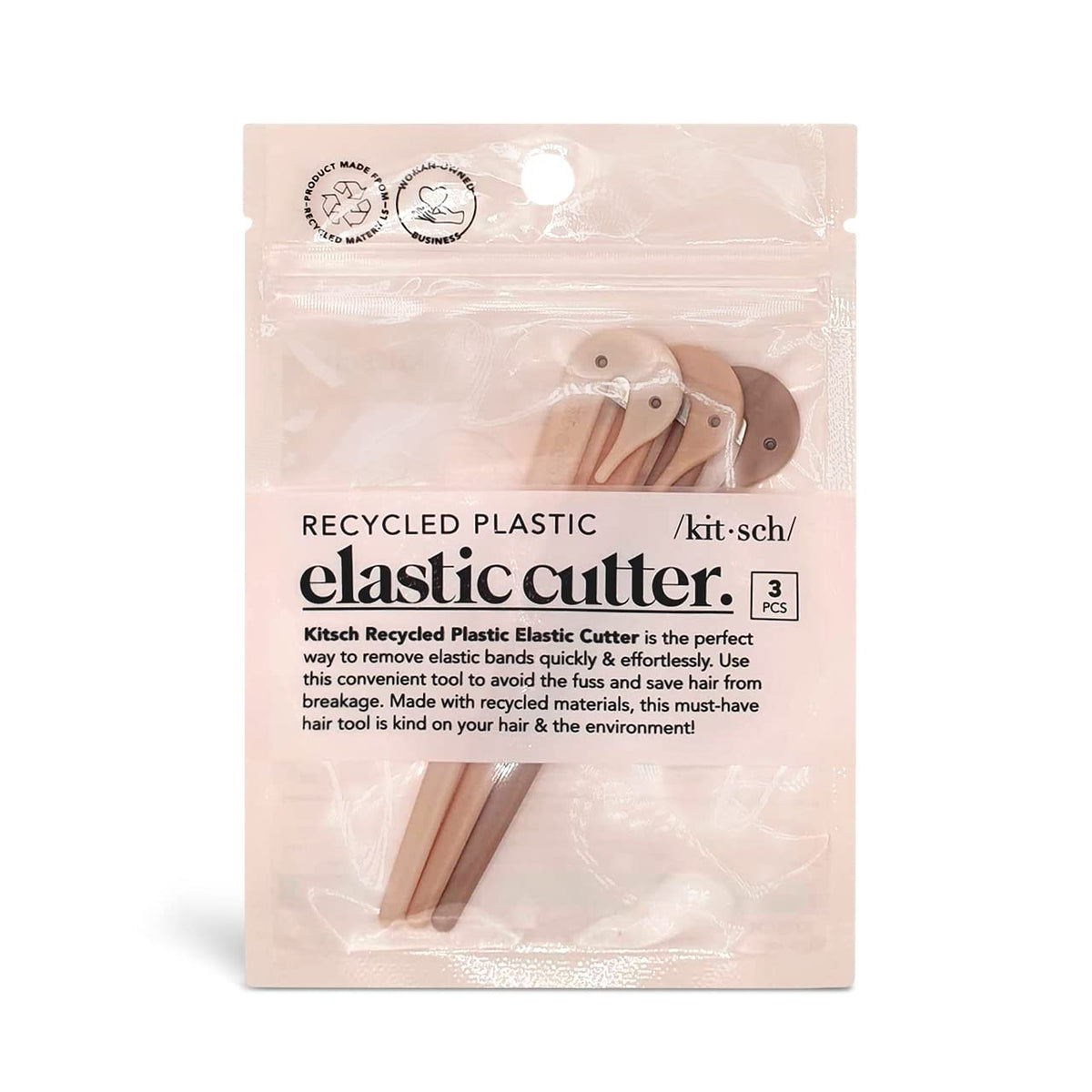 Kitsch Hair Tie Cutter – Pain-Free, No-Damage Tool for Kids, Girls & Toddlers (3pc) - Cart Shape