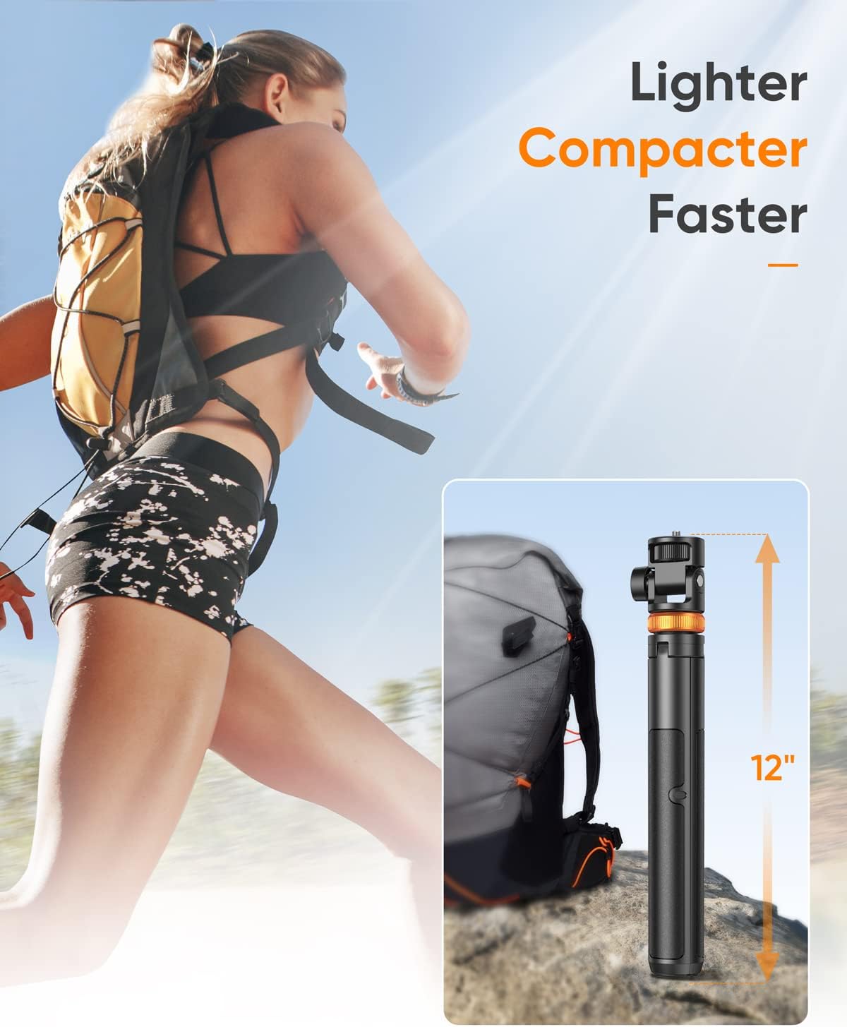 EUCOS 62” Phone Tripod & Selfie Stick – Extendable Stand with Remote, Compatible with iPhone & Android