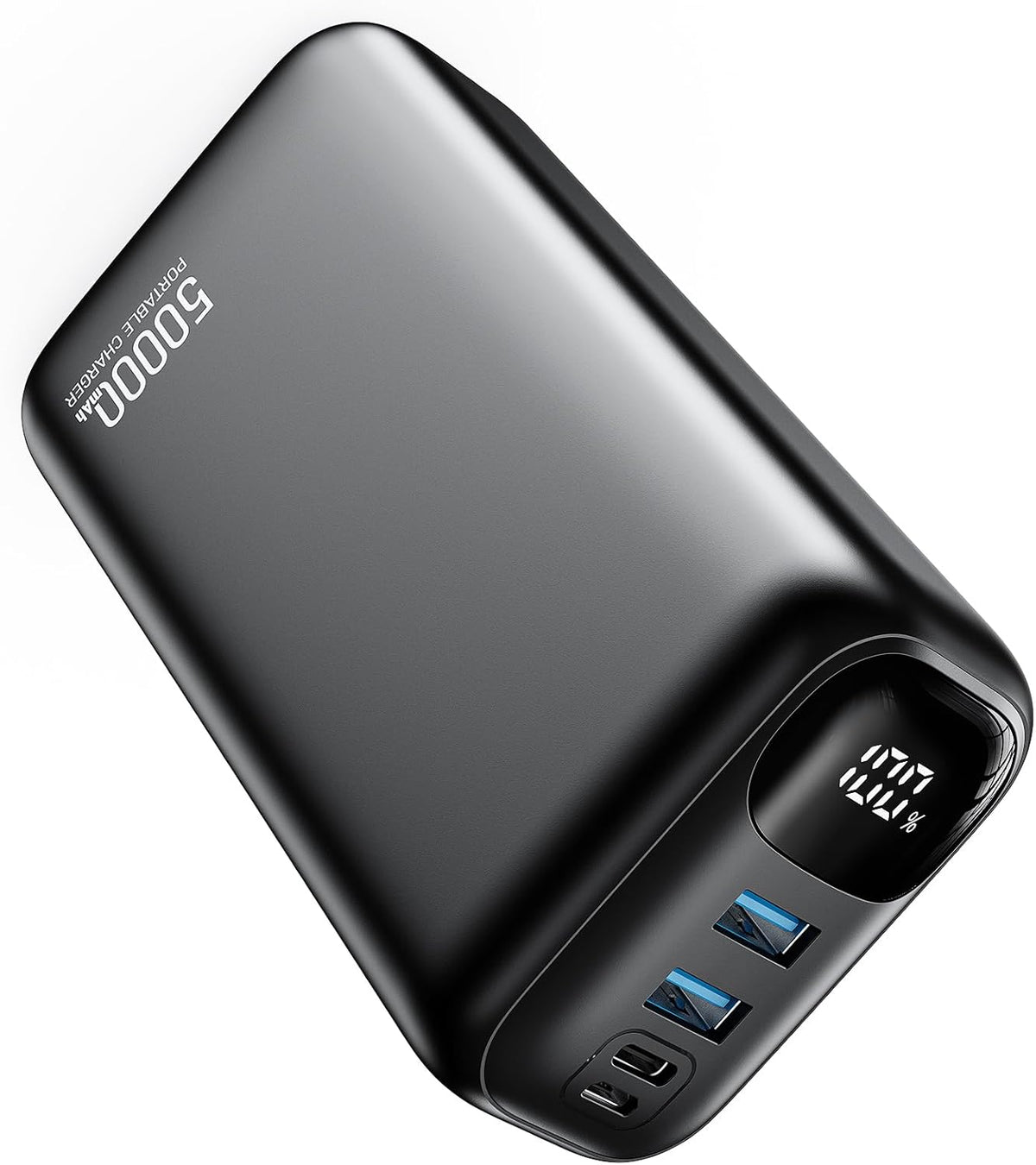 PIFFA Portable Charger Power Bank - 50000mAh Battery Pack, 22.5W Fast Charging Powerbank,Travel Essential for Portable Phone Charger, USB-C Phone Charger for iPhone 17/16/15/14/13 Samsung Google etc
