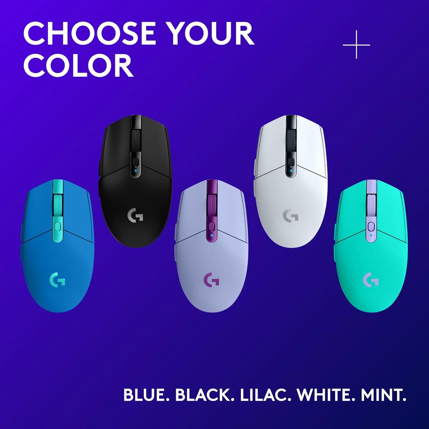 Logitech G305 Lightspeed Wireless Gaming Mouse, White