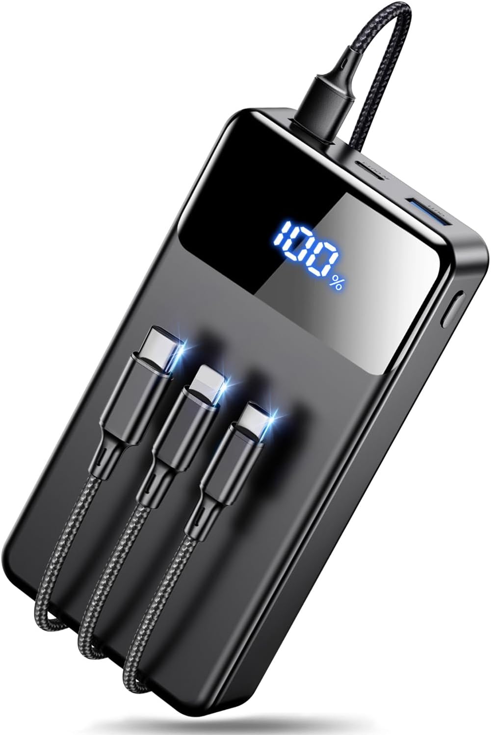 LILIO Portable Charger Power Bank,60,000mAh Battery Pack, 22.5W Power Bank Fast Charging with USB Cable, Phone Charger for iPhone 17/16/15/14/13 All Series/Samsung/Android, Camping Essentials, Black