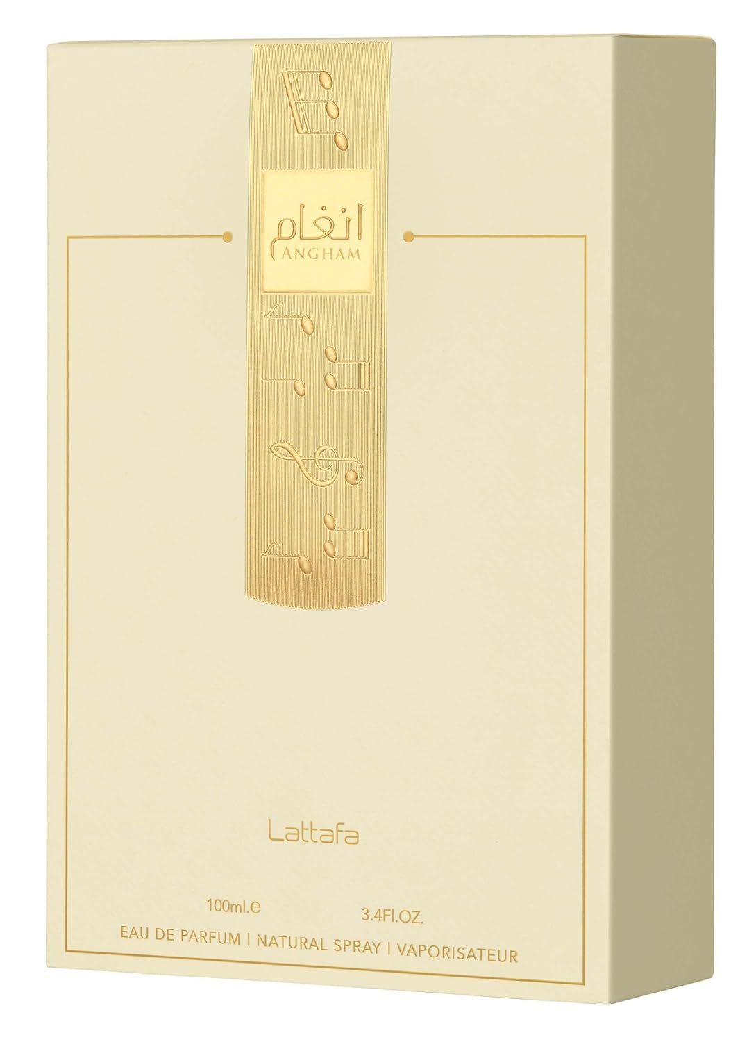 Lattafa Angham - Citrus, Lavender, Musk, Amber, Vanilla - Eau de Parfum Long-Lasting Fragrance for Unisex, 3.40 Ounce / 100 ml