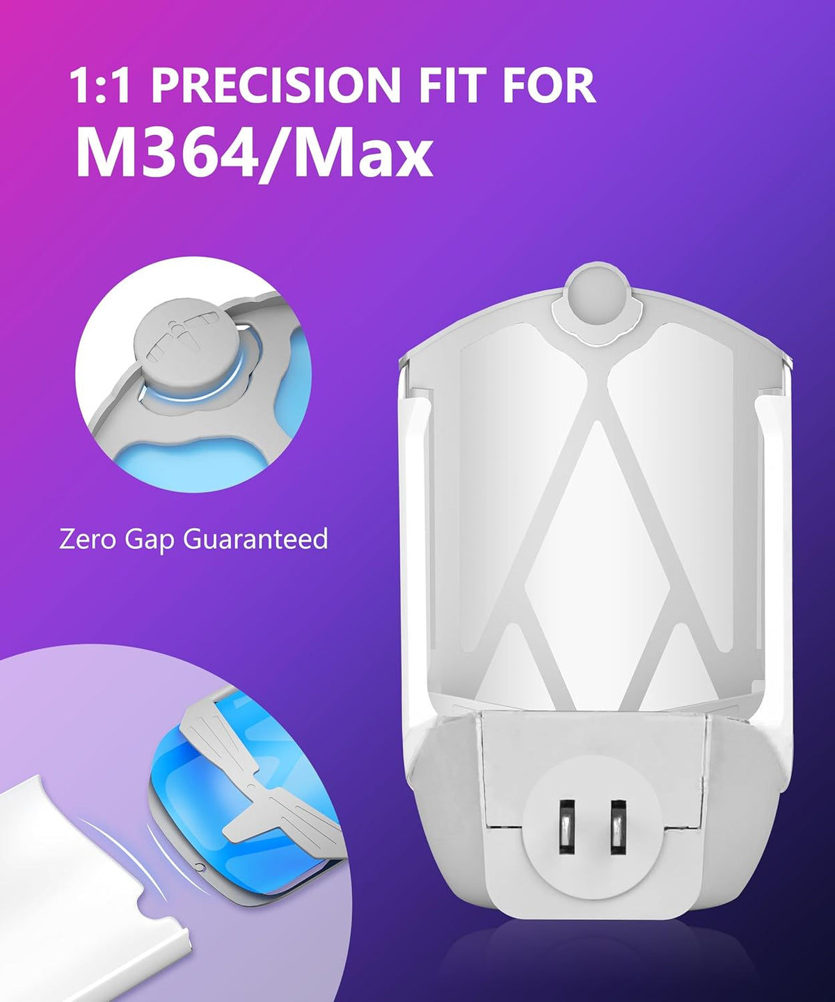 10 Pack Refill Cartridges, 2025 Upgraded High-Stick Refills, Compatible with Indoor Light M364 & Max, Easy to Replace