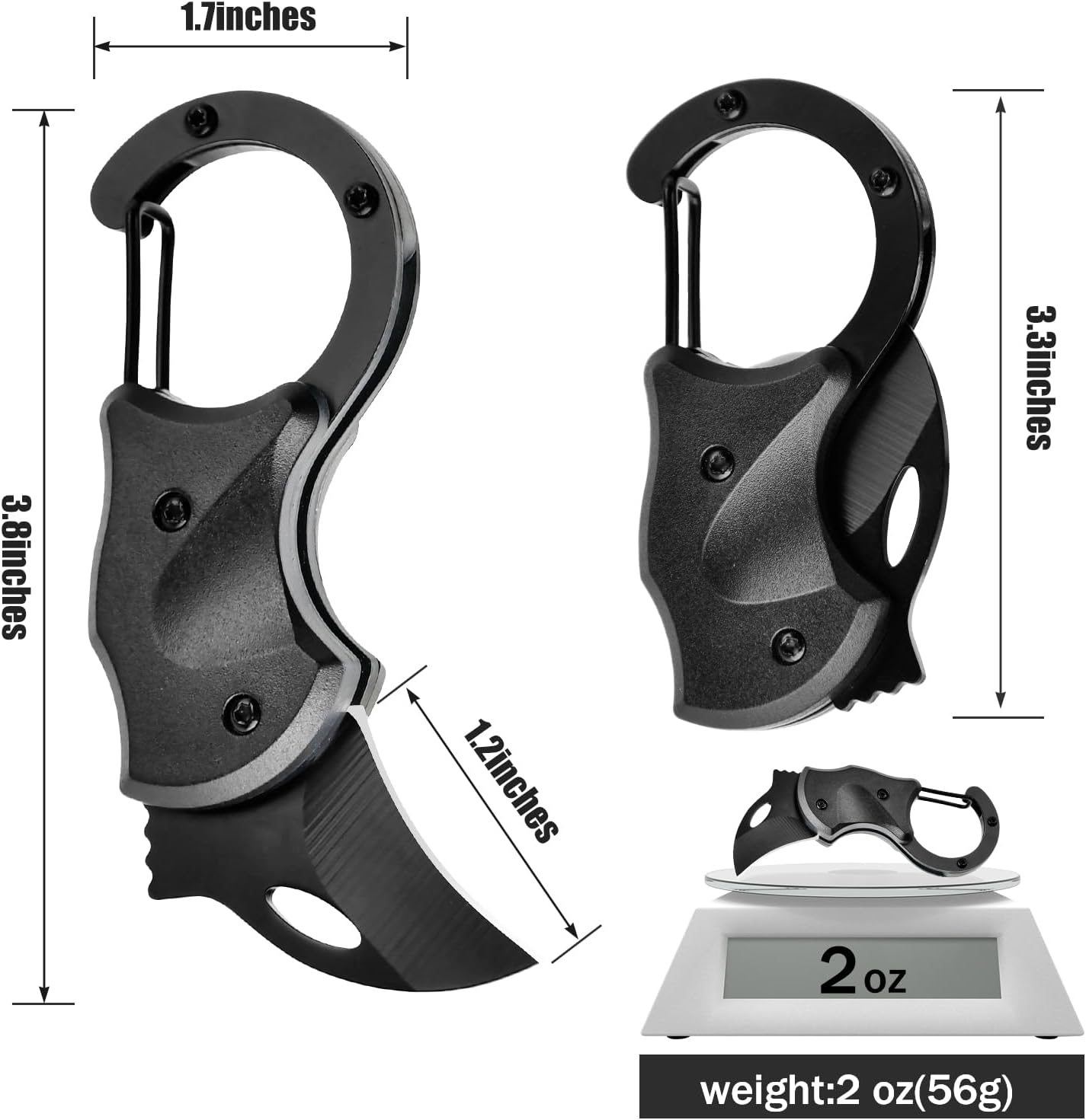 Valentines Day Gifts for Him Small Pocket Knife with Keychain Hunting Essentials Camping Fishing Cool Gadgets Gifts for Men Dad Husband Brother Boyfriend Birthday Anniversary Fathers Day