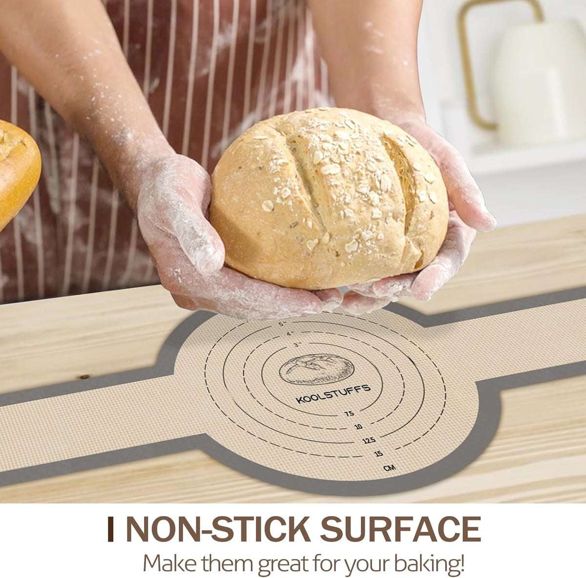 Silicone Bread Sling for Dutch Oven, 2 PCS Non-Stick & Easy Clean Reusable Sourdough Mat, Sourdough Bread Baking Supplies, Tools & Accessories