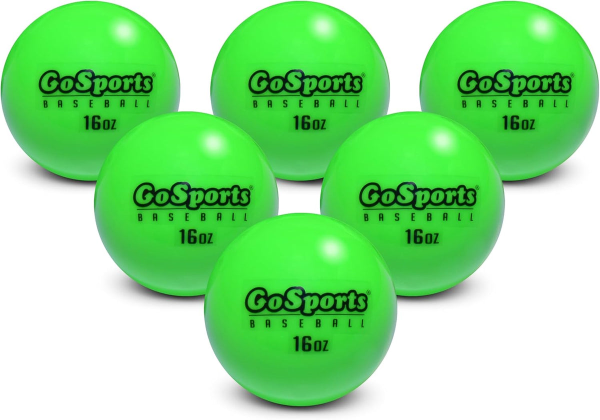 GoSports Weighted Training Balls - Choose Baseball or Softball - Hitting & Pitching Training for All Skill Levels - Improve Power and Mechanics