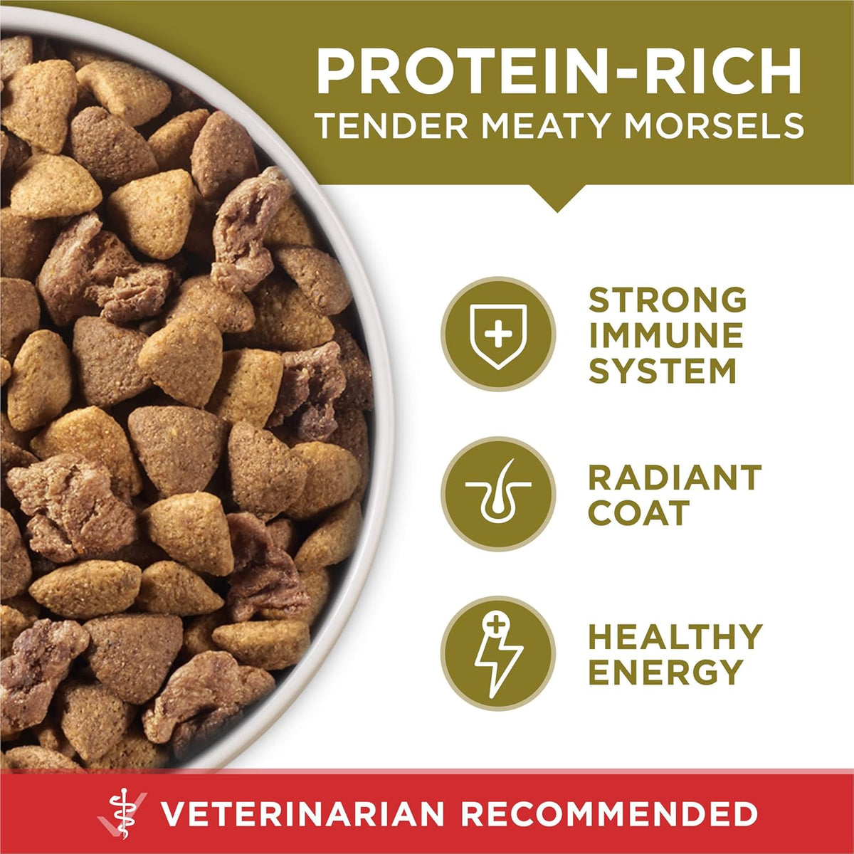 Purina ONE Dry Dog Food Lamb and Rice Formula - 8 lb. Bag - Cart Shape
