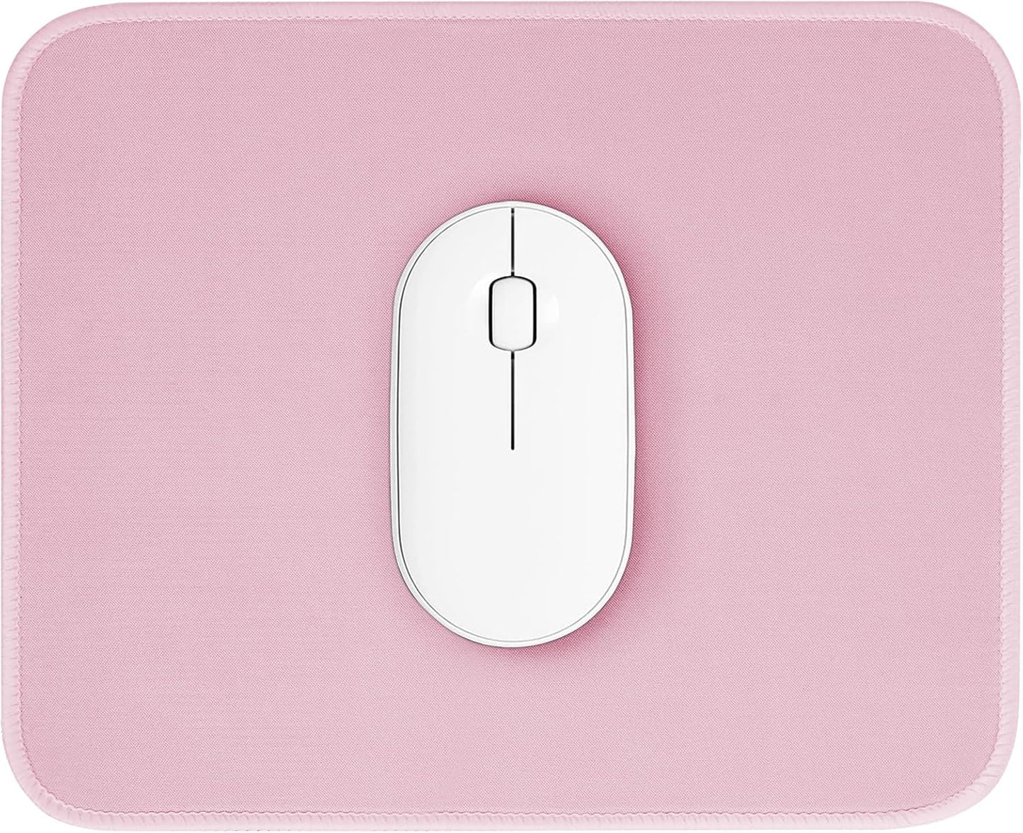 ZYAOTWQZ Pink Mouse Pad, Nice and Cute Mouse Pad, Splash-Proof Textured 10.2 x 8.2Inch, Stitched Edge Non-Slip Waterproof Rubber