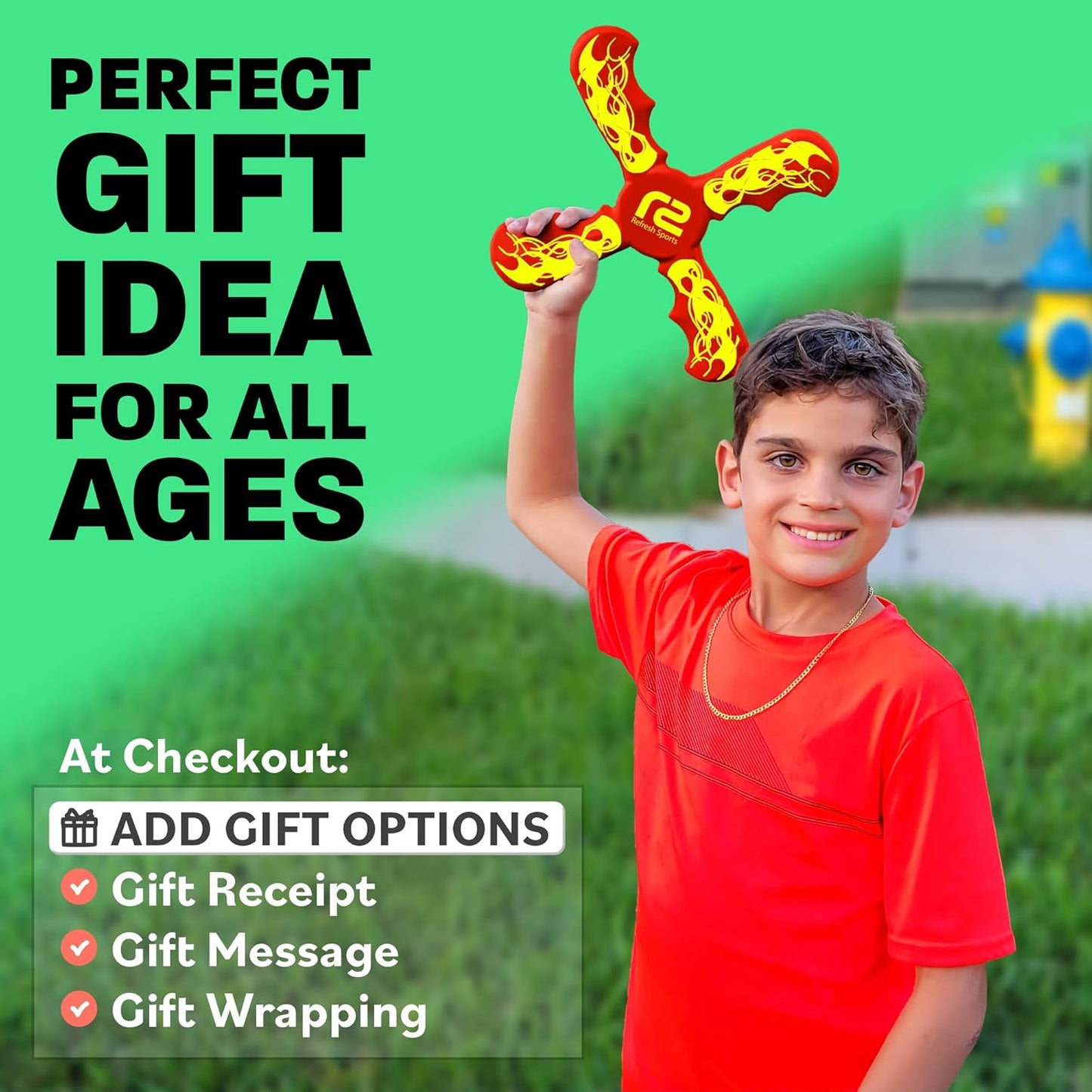 Boomerang for Kids - Toys For Ages 8-13 Boys & Girls - Fun & Easy To Use - Easter Basket Stuffers for Kids 6 7 8 9 10 + Year Old Boy Gifts - Best Easter Gifts & Summer Birthday Gift Ideas for All Ages