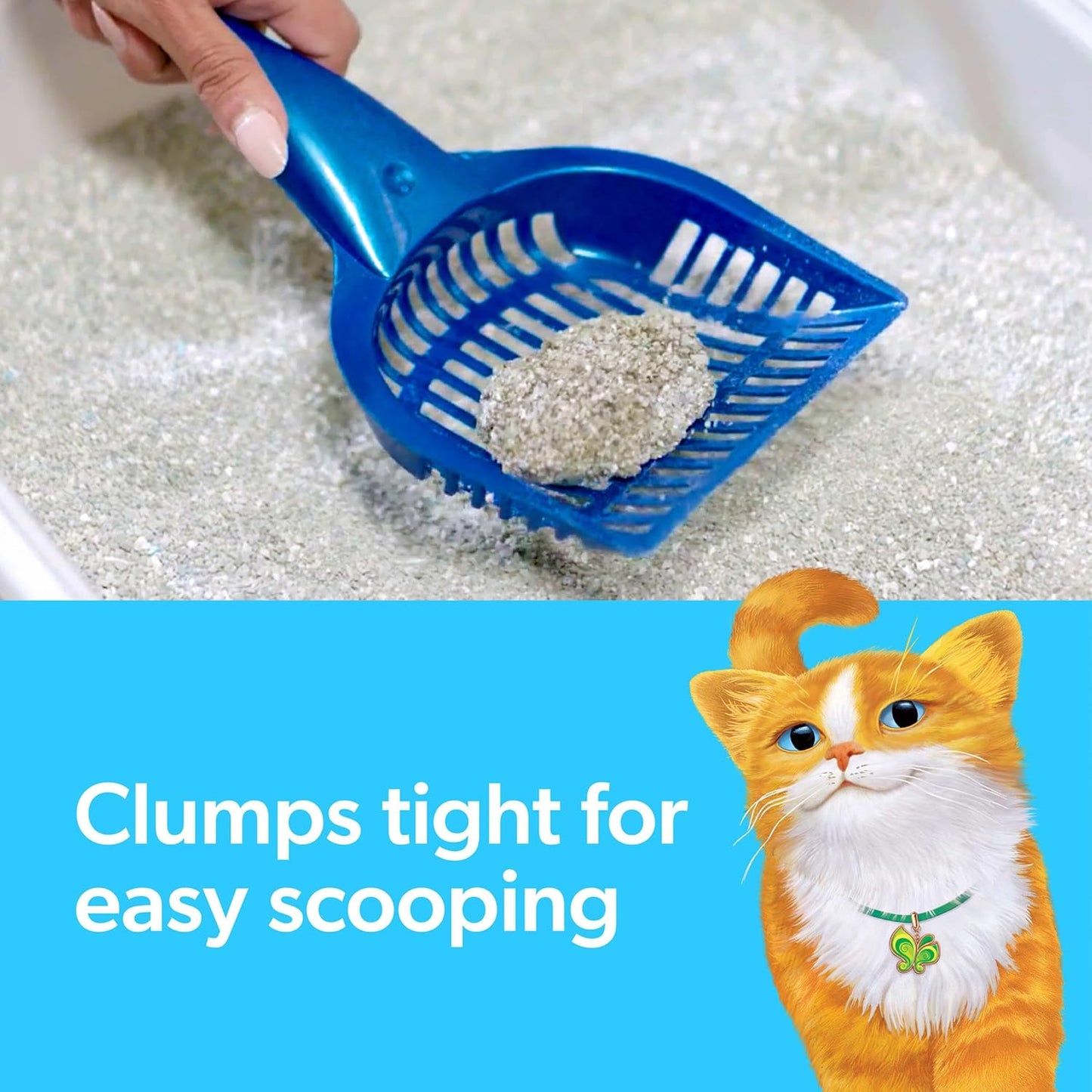 Fresh Step Odor Shield Advanced Multi Cat Clumping Litter with Febreze Freshness, Gain Original Scent, 18.5 lb Each, Pack of 2 (Package May Vary)