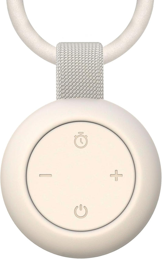 Portable Baby Sound Machine [White Noise for Babies Kids Adults][Timer Function][12 Soothing Sounds][Sleep Soother] 15 Hours Battery Life, Travel,Registry,Gifts,Shower,Clips on Baby Stroller