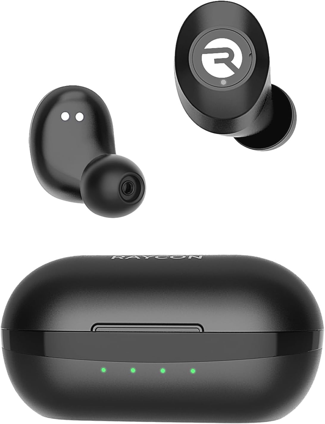 Raycon Everyday Classic Bluetooth Wireless Earbuds + Microphone with Active Noise Canceling, Sweat & Water-Resistant Earphones, Ear Buds Wireless Bluetooth 32 Hours Playtime (Black)