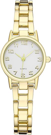 TWOPTION Women’s Waterproof Wrist Watch – Slim Analog Quartz Bracelet, Dainty Gift