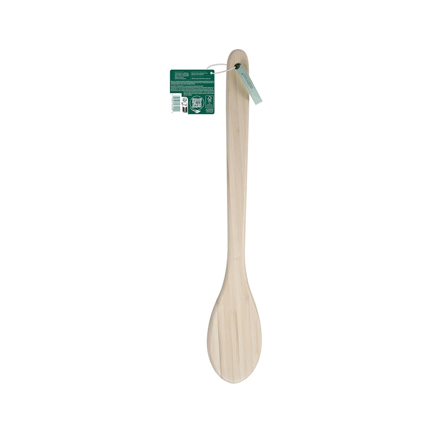 EcoTools Bath Bristle Brush, Bath Brush with Long Handle, Cleanse Back & Hard-to-Reach Areas, Eco Friendly Shower Brush for Exfoliating, Cruelty Free Nylon Bristles, Vegan, 1 Count