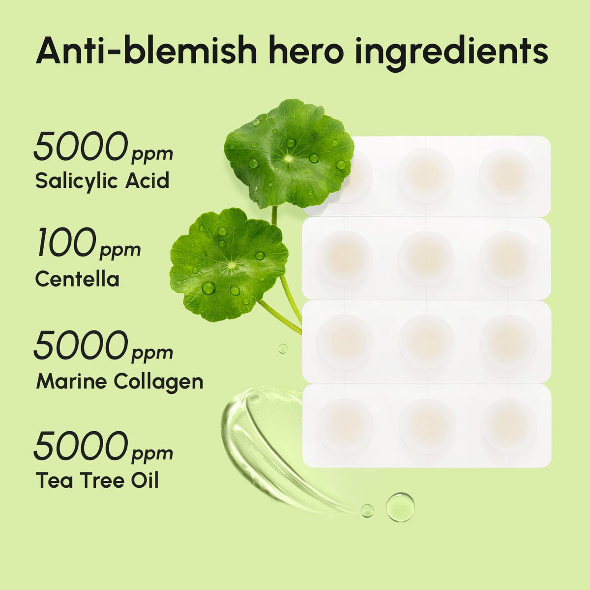 MAREE Invisible Pimple Patches - Clear Pimple Patches for Face - Hydrocolloid Acne Patches Anti Blemish - Zit Stickers for Face - Parches Para Acne - Pinple Zit Patches Pimple Stickers - 72 Dots