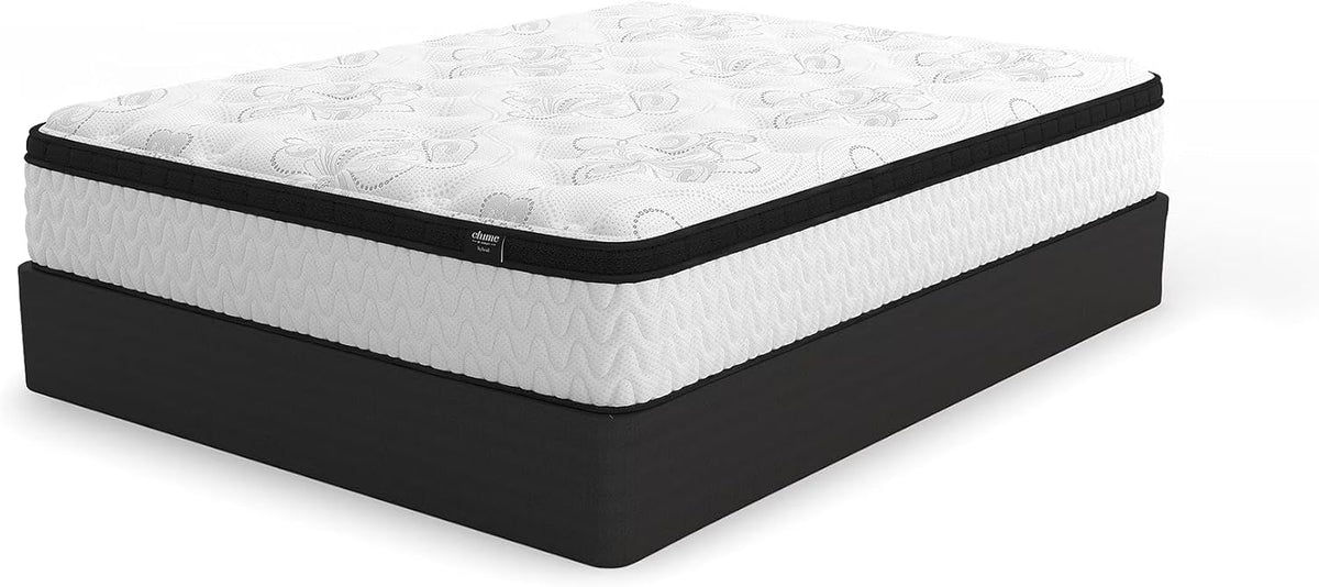 Signature Design by Ashley Chime Hybrid Queen 12" Mattress with Gel Memory Foam, Medium Firm, Pressure Relief, Fiberglass Free Mattress in a Box