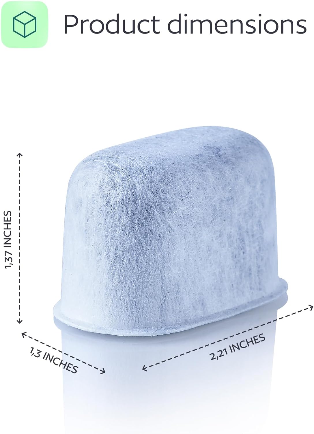Keurig Filter Replacement - 12 Water Filters for Keurig K-Mini, K-Supreme, K-Slim, K-Express, K-Classic, K-Duo, K-Duo Hot & Iced, K-Elite, K-Select, K-Cafe, K-Compact, 2.0 and 1.0 Brewers