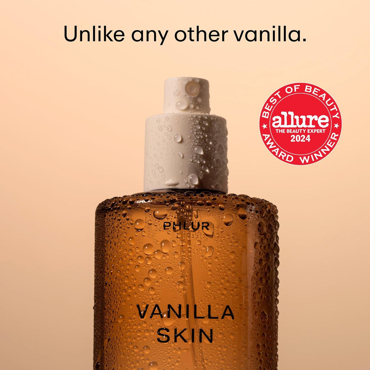 PHLUR Vanilla Skin Body Mist - Hair & Body Mist Fragrance - Vanilla Body Spray with Pink Pepper, Cashmere Wood & Sandalwood (8 Fl Oz)