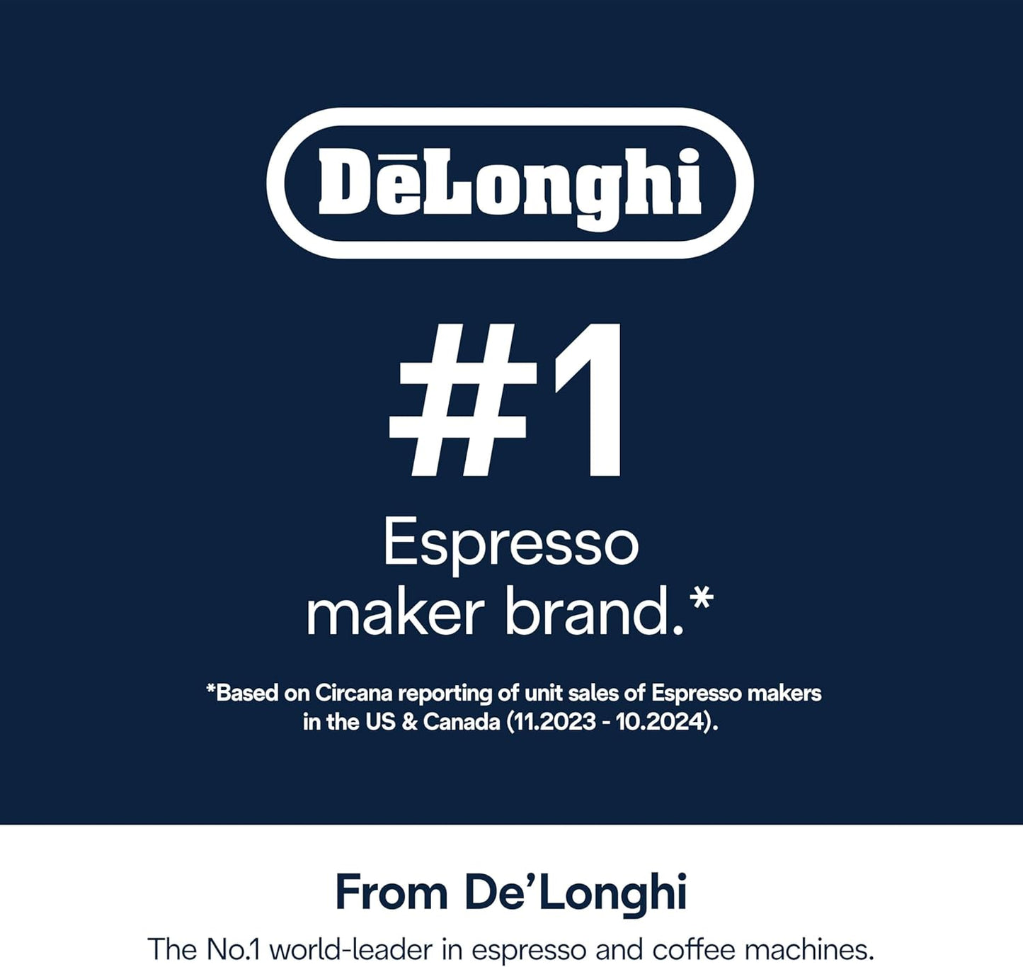 De'Longhi EcoDecalk Descaler, Eco-Friendly Universal Descaling Solution for Coffee & Espresso Machines, 16.90 oz (5 uses)
