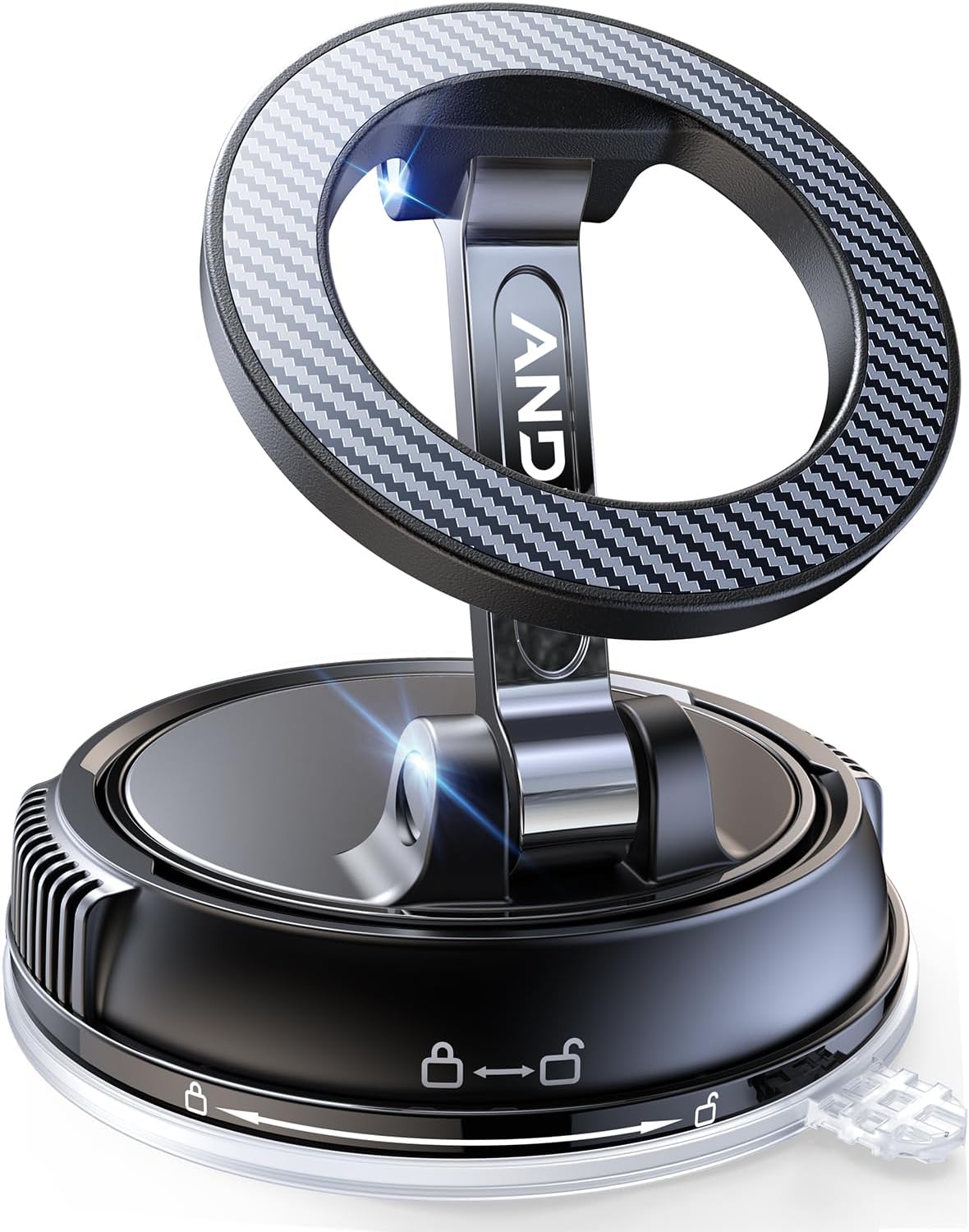 Car Phone Holder for Magsafe [78+LBS Strongest Suction & 2400gf Magnetic] 360° Adjustable Car Phone Mount, Phone Holders for Your Car for iPhone All Smartphones, Valentine's Day Gifts for Him Her