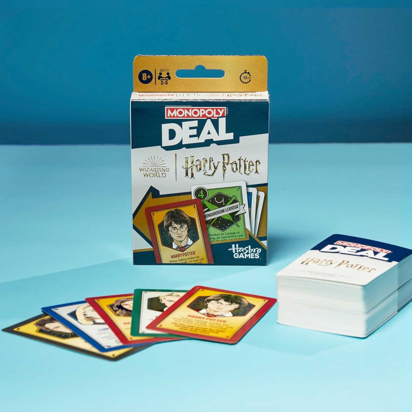 Monopoly Deal: Harry Potter Card Game | Family Games for Kids and Adults | Ages 8 and Up | 2 to 5 Players | 15 mins. | Travel Size