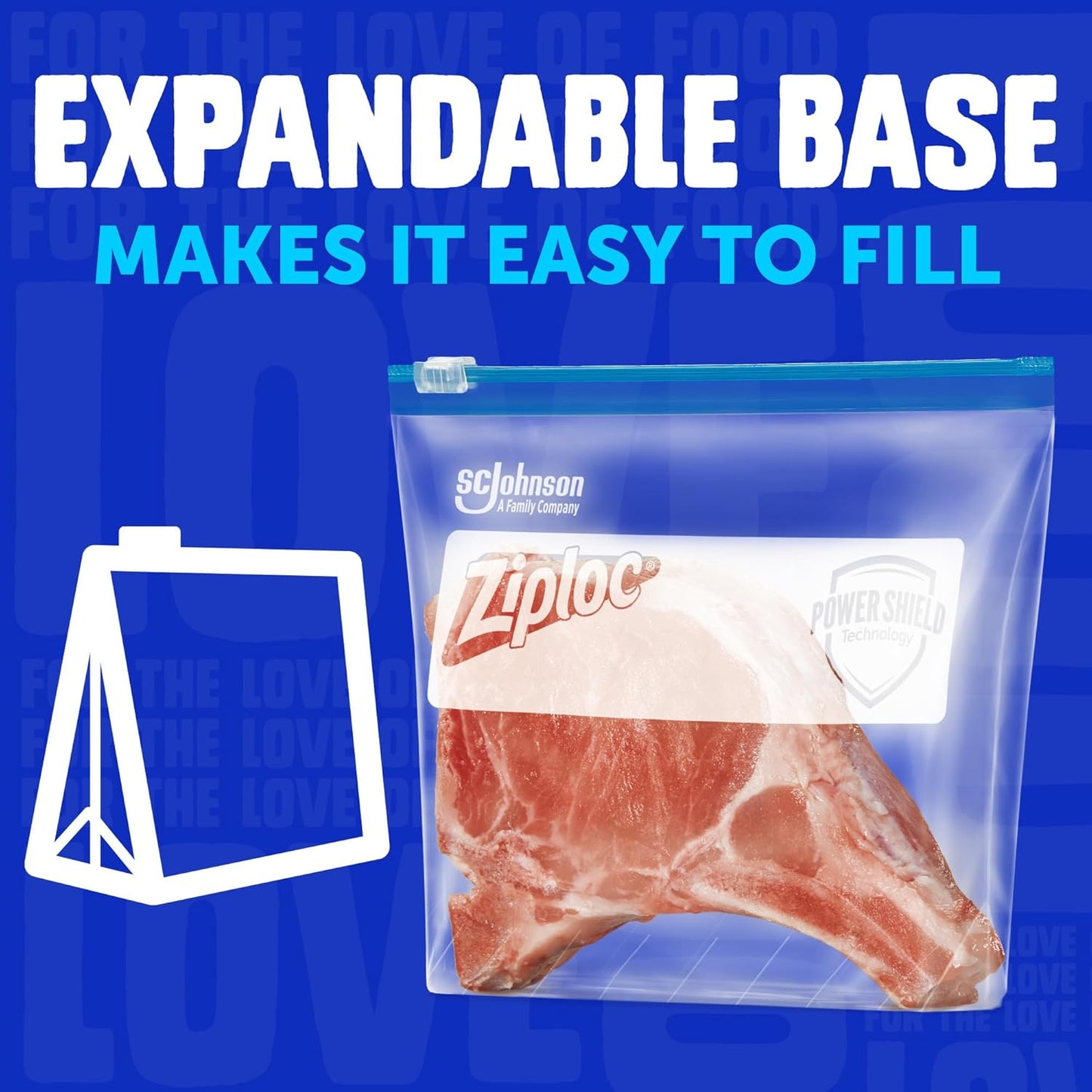 Ziploc Quart Food Storage Freezer Slider Bags, 136ct Total, Durable, 34 Count, 4 Pack (Packaging May Vary)