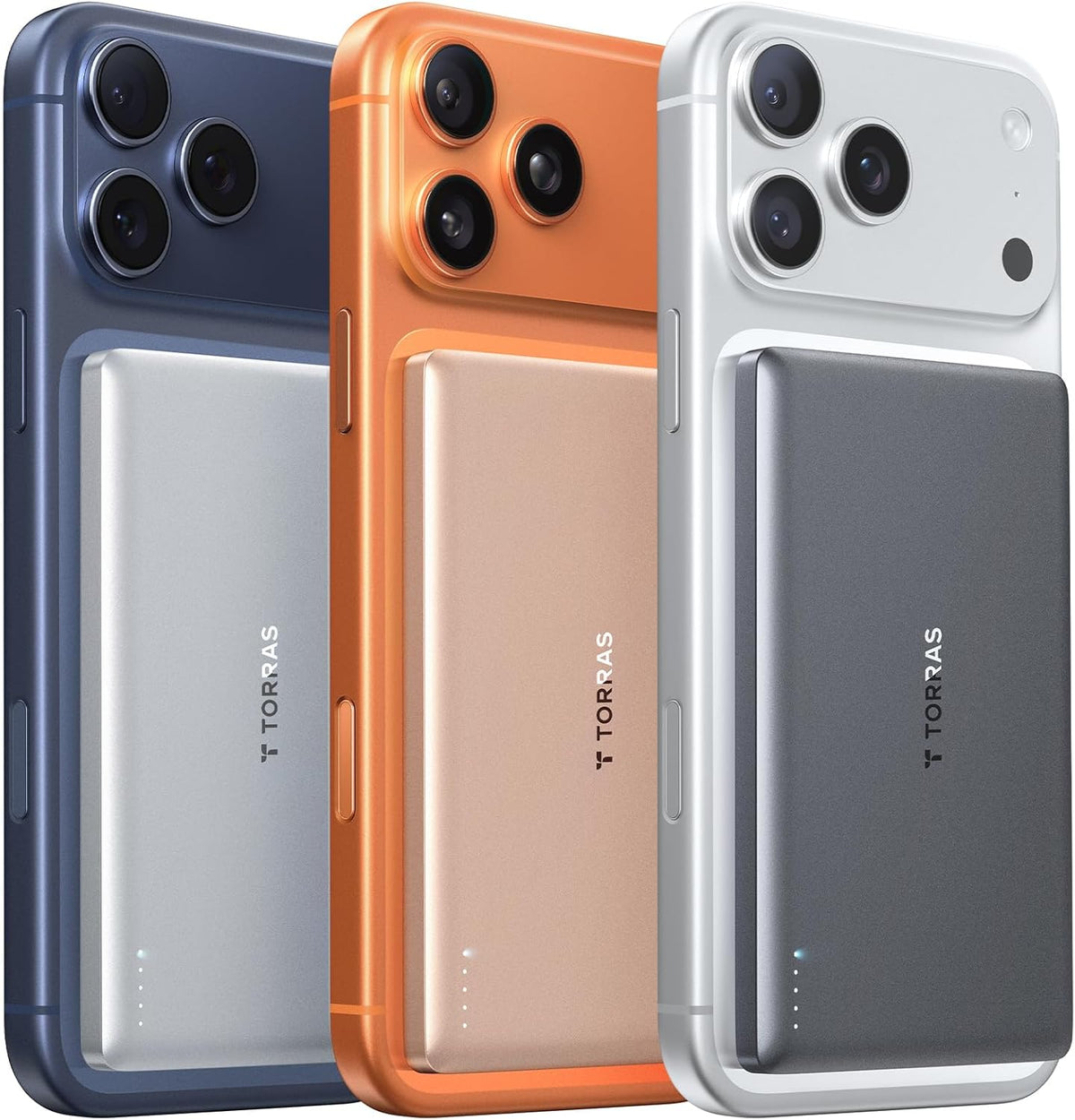 TORRAS MiniMag 5,000mAh Magnetic Wireless Power Bank, Ultra-Slim Fast Charging Portable Charger