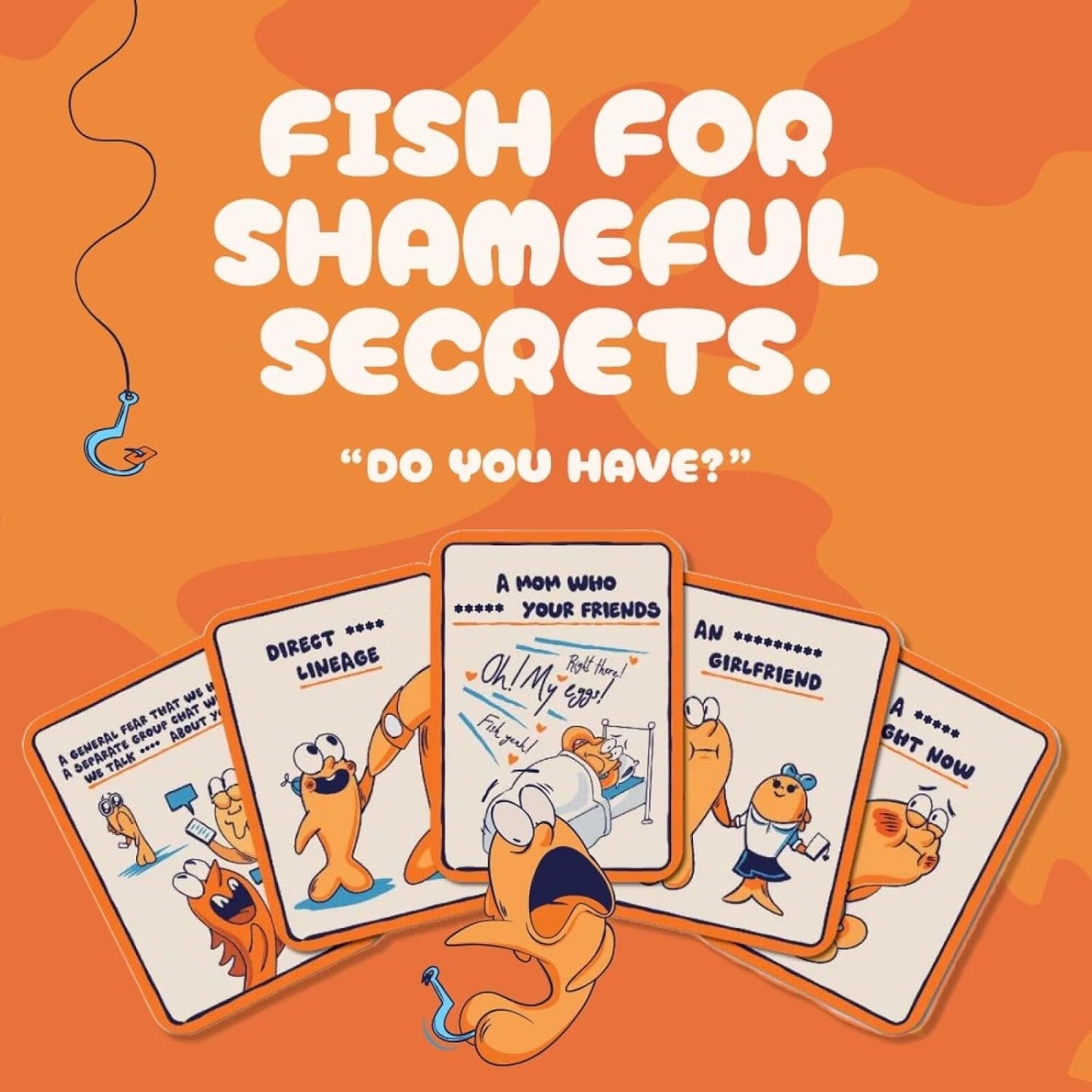 Go F Yourself! – The Grown Up Go Fish Card Game You've Always Wanted | Hilarious Party Game for Grown Ups, 2+ Players | 52 Cards, 13 Unique Pairs