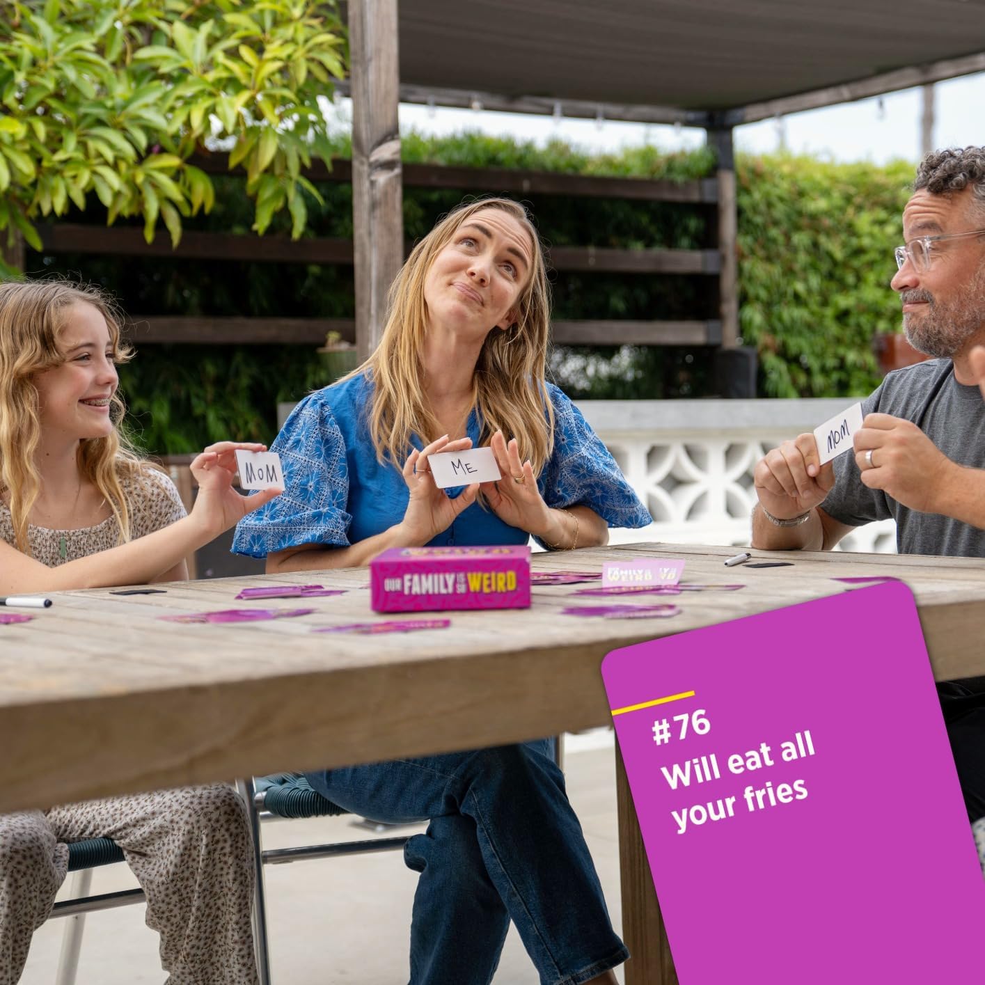DSS Games Our Family is So Weird [A Family Card Game to Decide Who’s Most Likely to | Game Night Idea for Teens, Adults & Groups | Great for Reunions, Vacation, Road Trips]