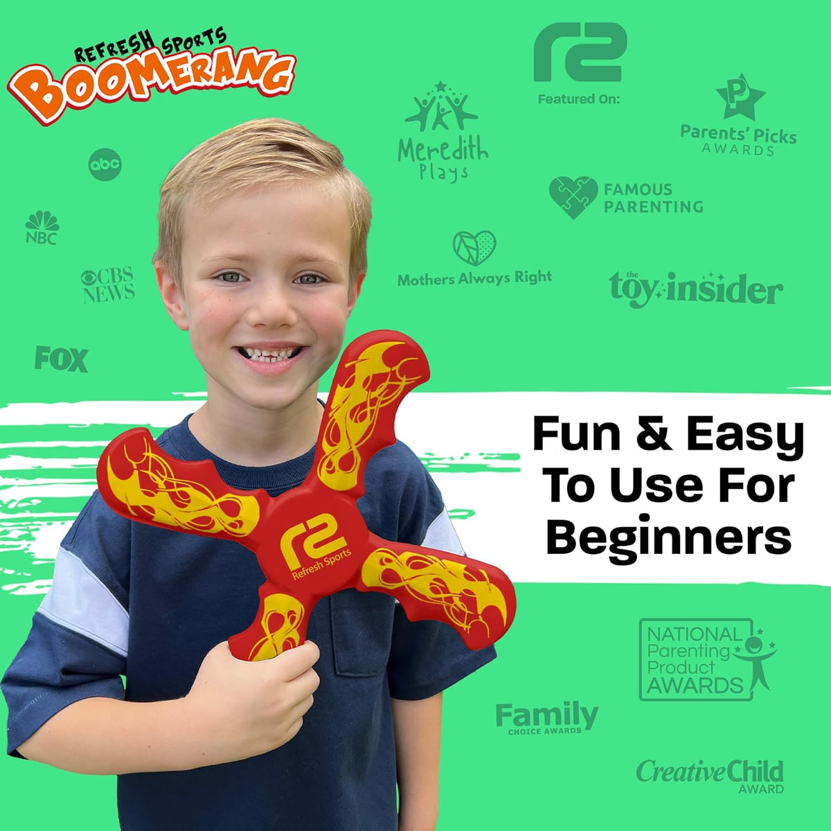 Boomerang for Kids - Toys For Ages 8-13 Boys & Girls - Fun & Easy To Use - Easter Basket Stuffers for Kids 6 7 8 9 10 + Year Old Boy Gifts - Best Easter Gifts & Summer Birthday Gift Ideas for All Ages