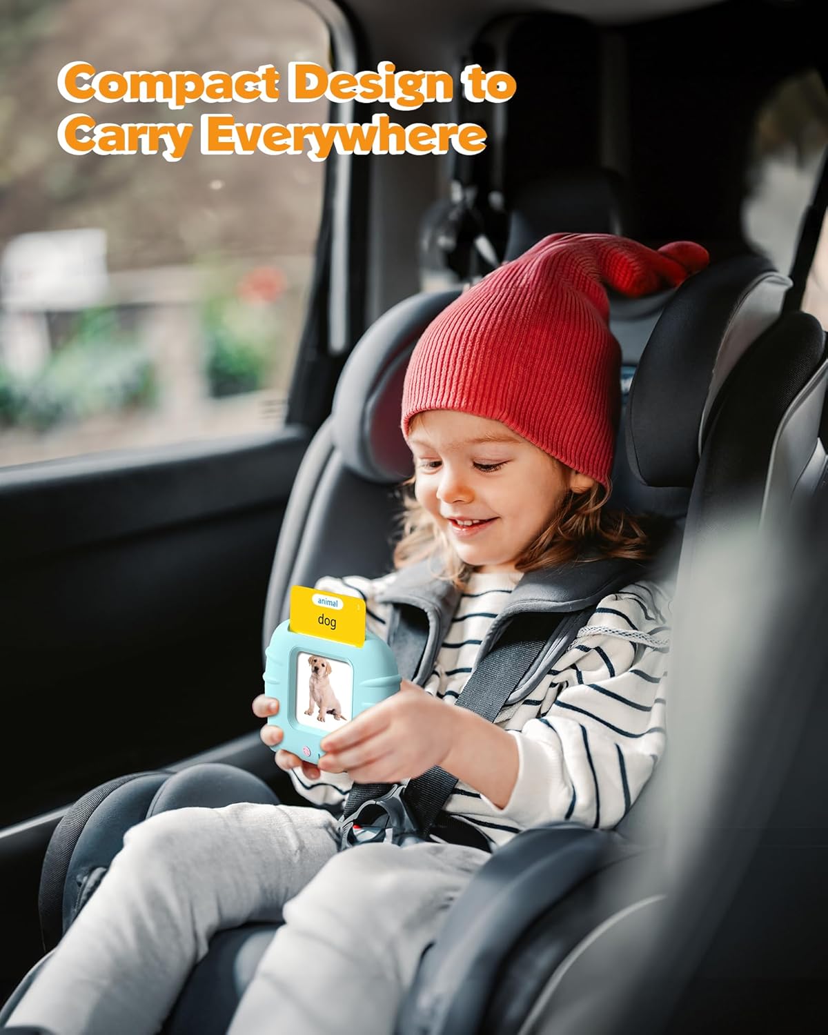 Talking Flash Cards for Toddlers 1 2 3 4 Year Olds, Montessori Language Learning with 224 Words, Pocket Speech Therapy Tools, and Speech Development Educational Playthings for Children