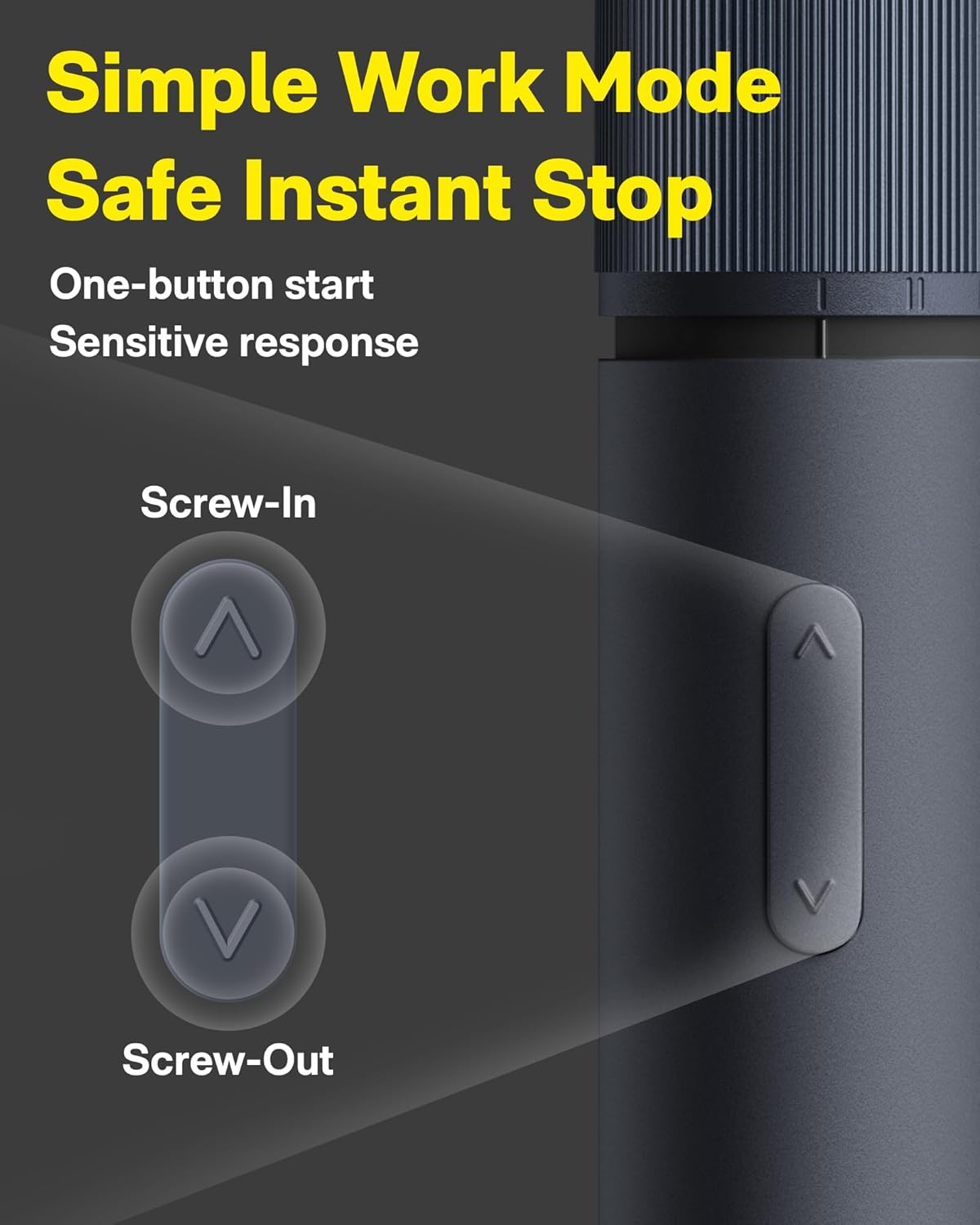 HOTO Electric Screwdriver Kit, Upgraded 1/4'' Hex 25 Bits, Magnetic Lid, Rechargeable Cordless Screwdriver, 3 Torque Settings, 1500mAh Battery, LED Light, Ideal for Assembling Furniture, Home