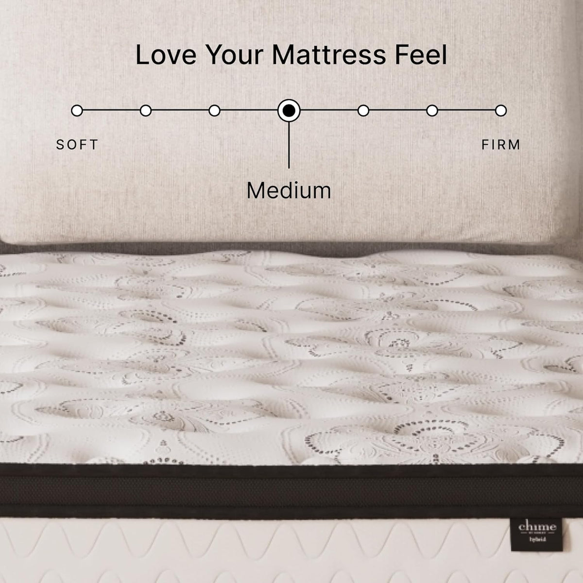 Signature Design by Ashley Chime Hybrid Queen 12" Mattress with Gel Memory Foam, Medium Firm, Pressure Relief, Fiberglass Free Mattress in a Box