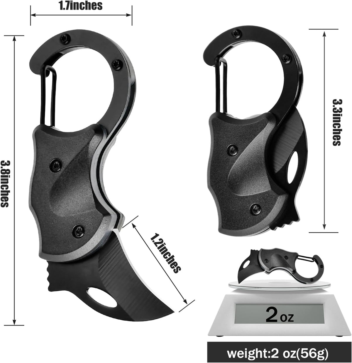 Valentines Day Gifts for Him Small Pocket Knife with Keychain Hunting Essentials Camping Fishing Cool Gadgets Gifts for Men Dad Husband Brother Boyfriend Birthday Anniversary Fathers Day