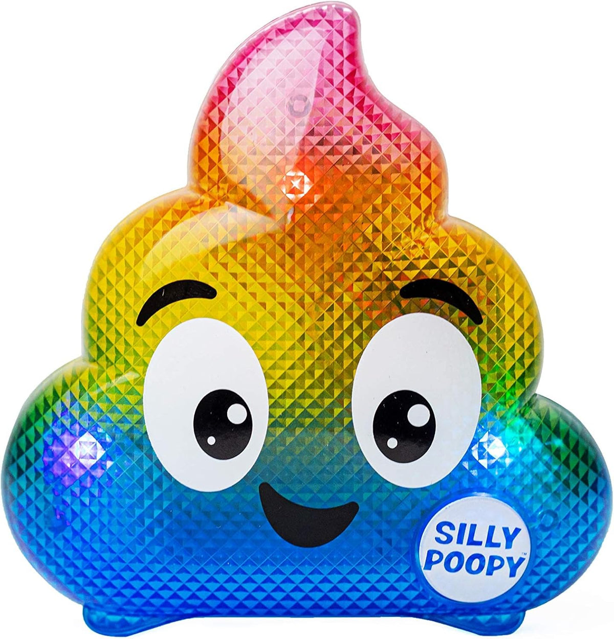 Silly Poopy's Hide & Seek by Relatable, The Talking, Singing, Rainbow Hide & Seek Toy, Fun Learning Toys for Toddlers, Interactive Toddler Toys, Hide and Seek Games, Includes 1 Toy & 2 AA Batteries