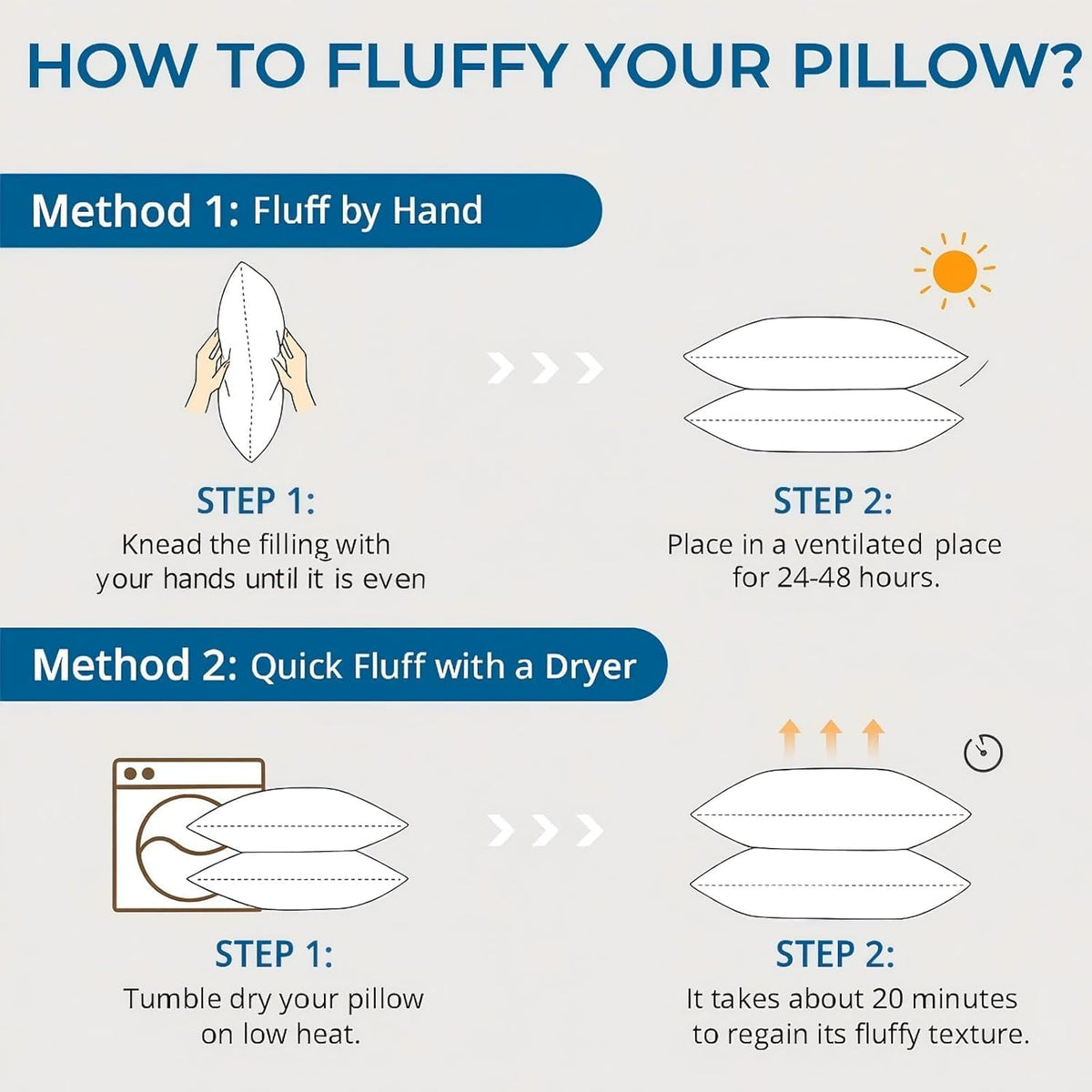 Sasttie Pillows Queen Size Set of 2, Bed Pillows for Side, Back, and Stomach Sleepers - Oeko-Tex Certified Down Alternative Plump Filling - Hotel Quality and Machine Washable, 2 Pack