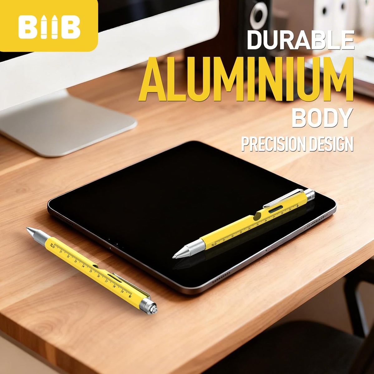 BIIB Stocking Stuffers for Men Adults, Gifts for Men 9 in 1 Multitool Pen, Mens Stocking Stuffers, Mens Gifts for Dad Him Husband, White Elephant Gifts for Adults, Cool Gadgets
