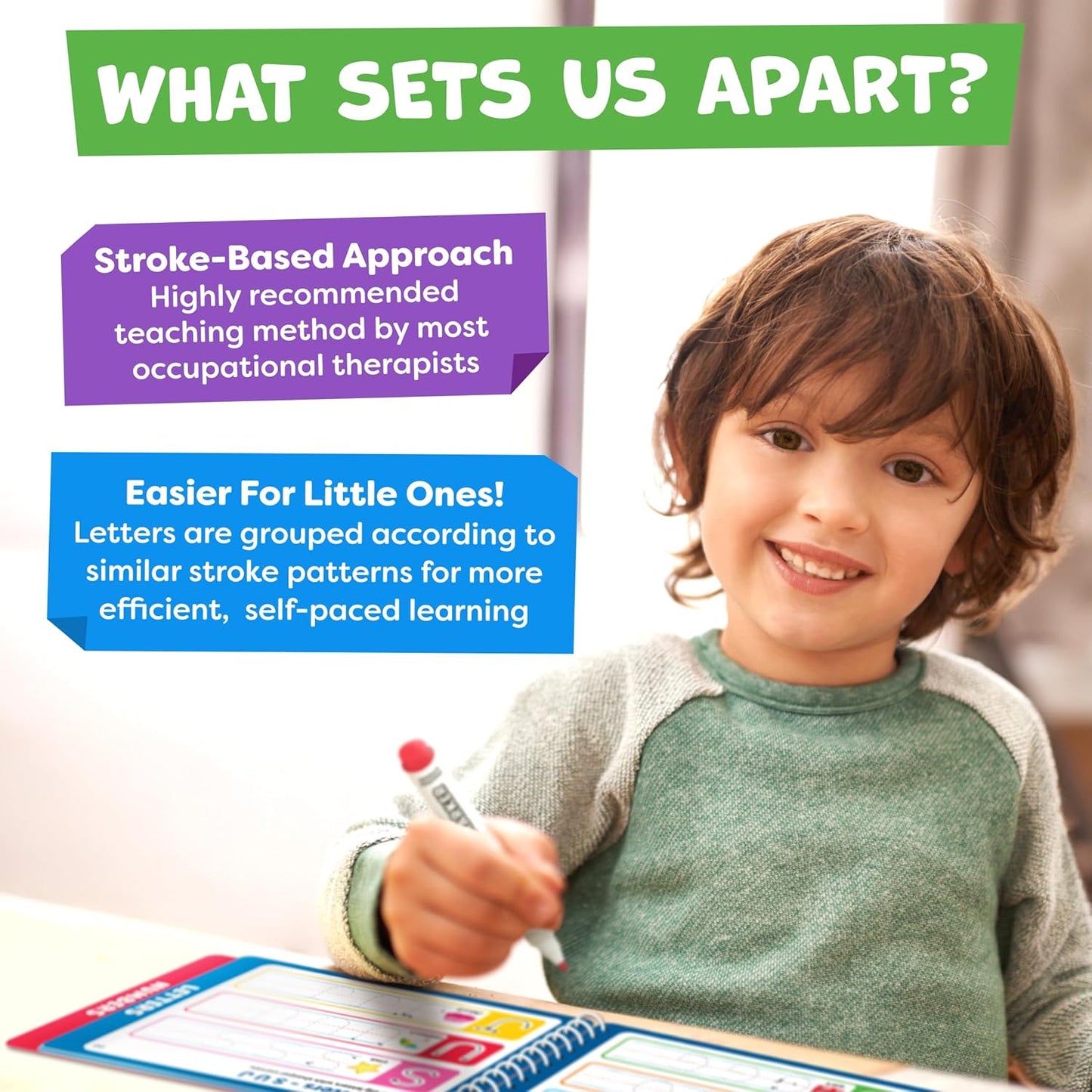 Preschool Learning Activities - Letter Tracing Books for Kids Ages 3-5 - Toddler Handwriting Practice - Learning Books for 4 Year Olds, Educational Learning Toys for 3 Year Old - Valentine Gifts Kids