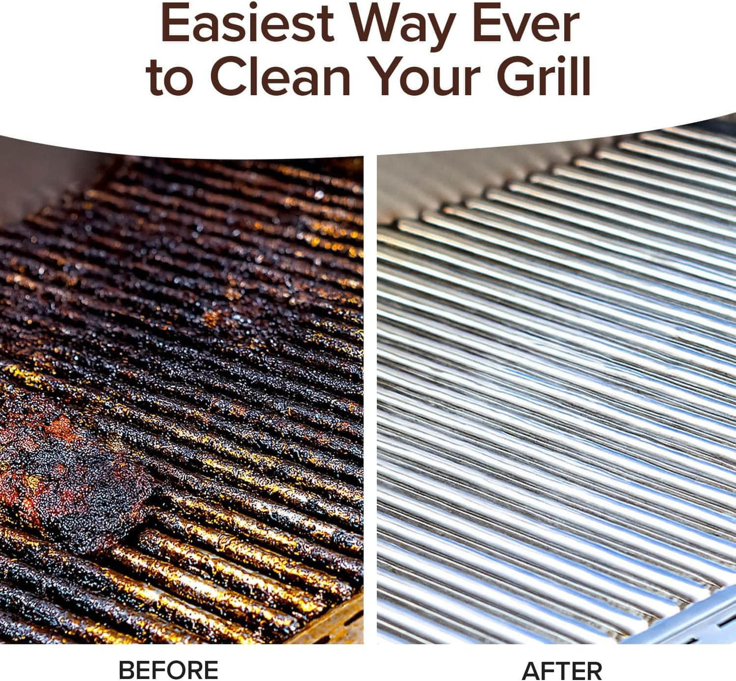 Bull Shot BBQ, Foaming Grill Cleaner, AS SEEN ON TV, Professional Strength Foam Spray Emulsifies Burnt Grease & Char on Grates, Racks, Pans, Smokers & Griddles Cleans in Just 10 Min