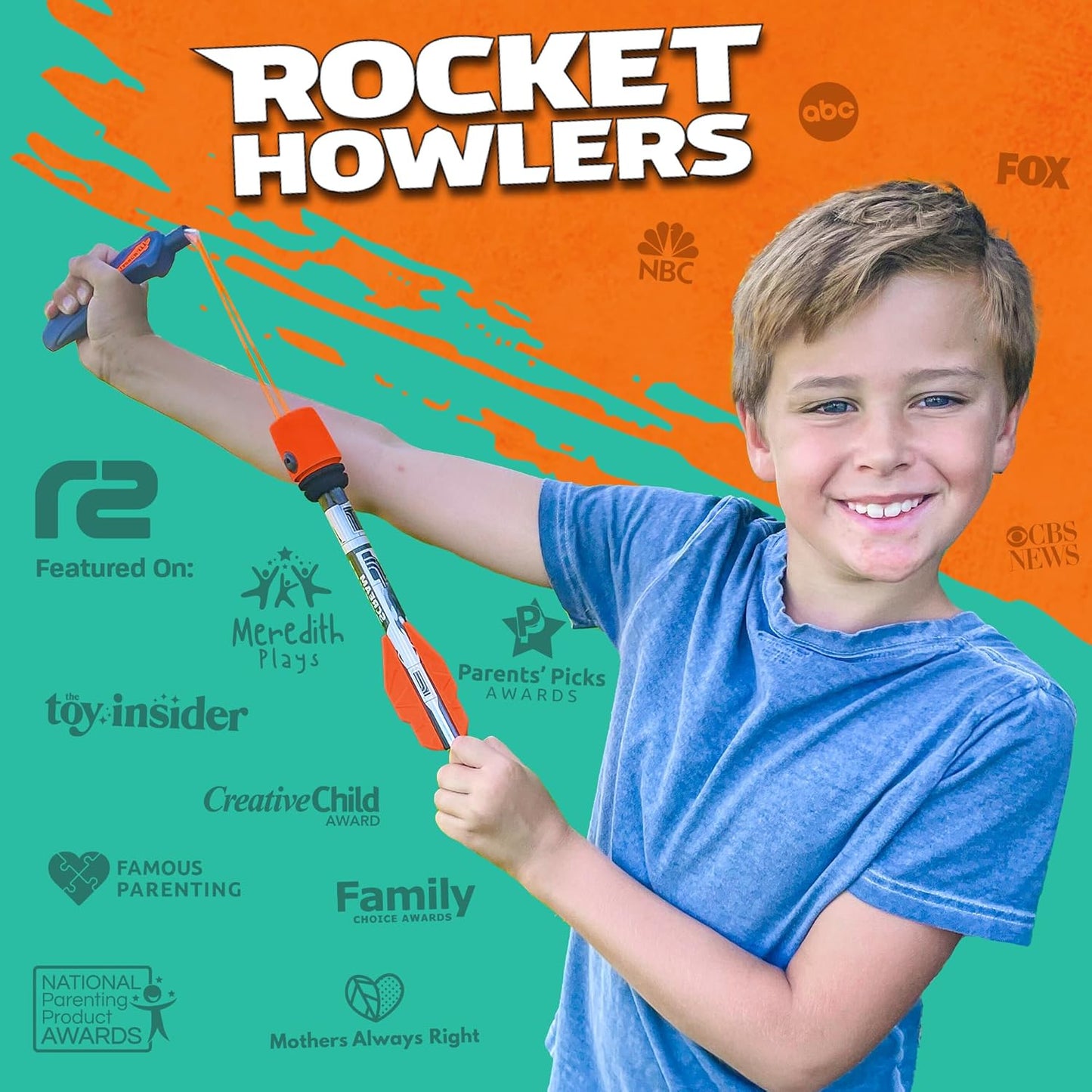 Toy Rocket Launcher for Kids: Best Easter Gifts for Boys & Girls All Ages 8 & Up - Slingshot Rockets Launchers - Easter Basket Stuffers for Teens - Outdoor Toys Gifts for 8 9 10 11 12 13 Year Old Boys
