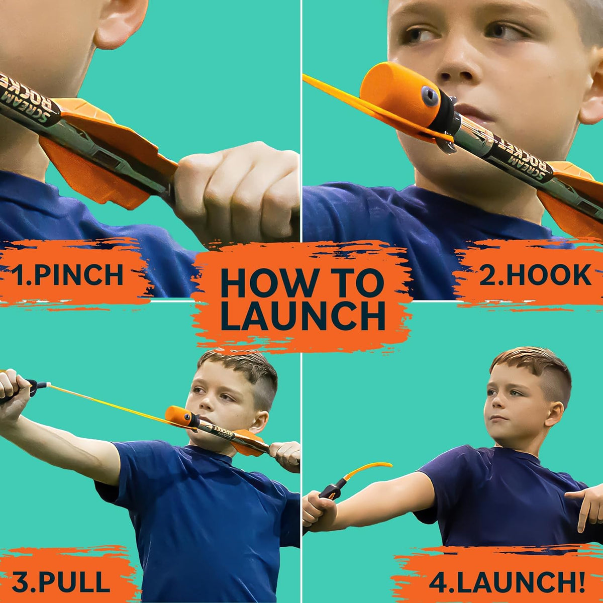 Toy Rocket Launcher for Kids: Best Easter Gifts for Boys & Girls All Ages 8 & Up - Slingshot Rockets Launchers - Easter Basket Stuffers for Teens - Outdoor Toys Gifts for 8 9 10 11 12 13 Year Old Boys