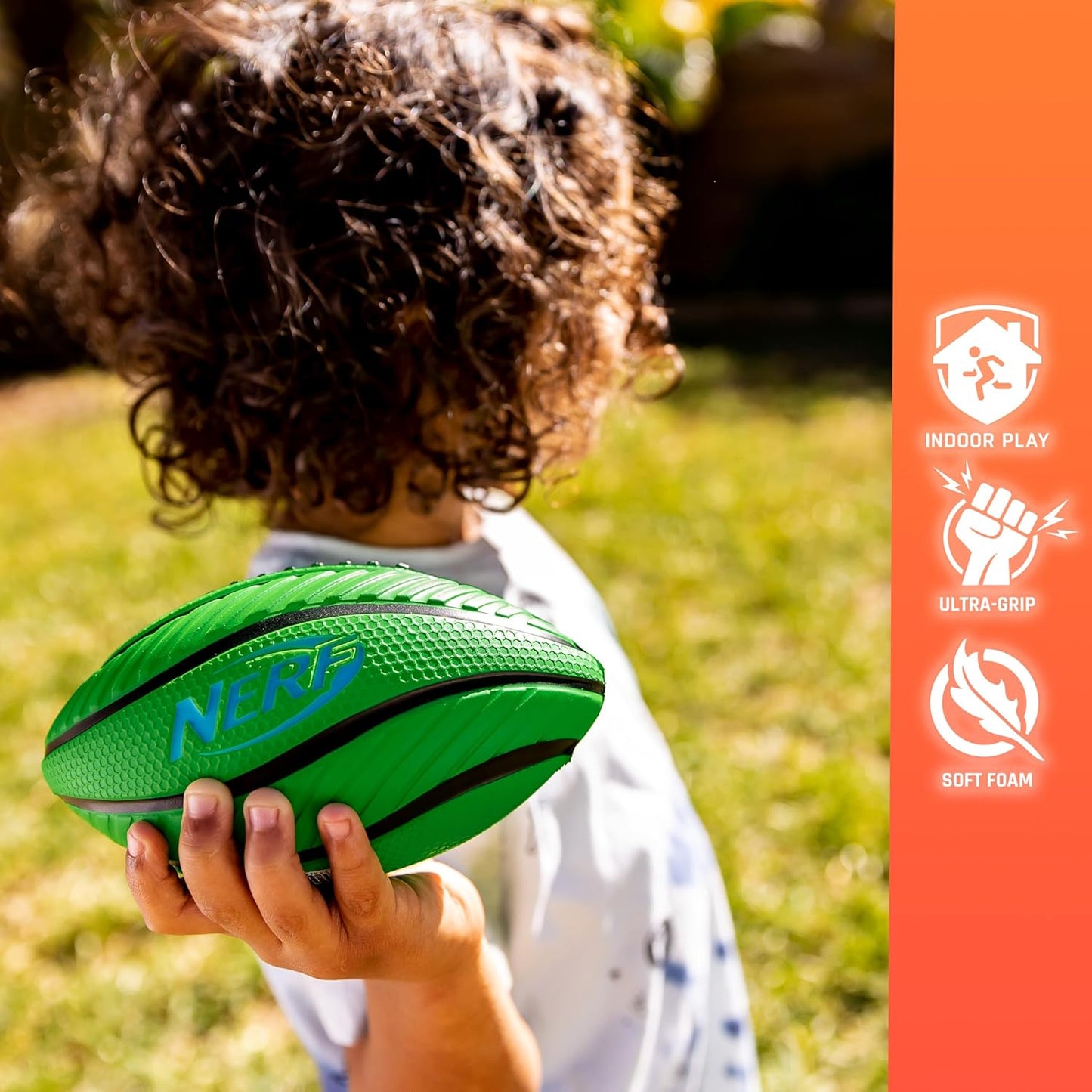 Nerf Mini Foam Sports Ball Set - Foam Football, Soccer Ball + Basketball Soft Sports Toy for Kids