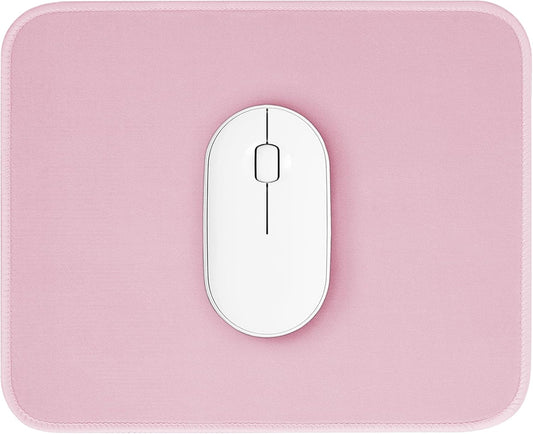 ZYAOTWQZ Pink Mouse Pad, Nice and Cute Mouse Pad, Splash-Proof Textured 10.2 x 8.2Inch, Stitched Edge Non-Slip Waterproof Rubber