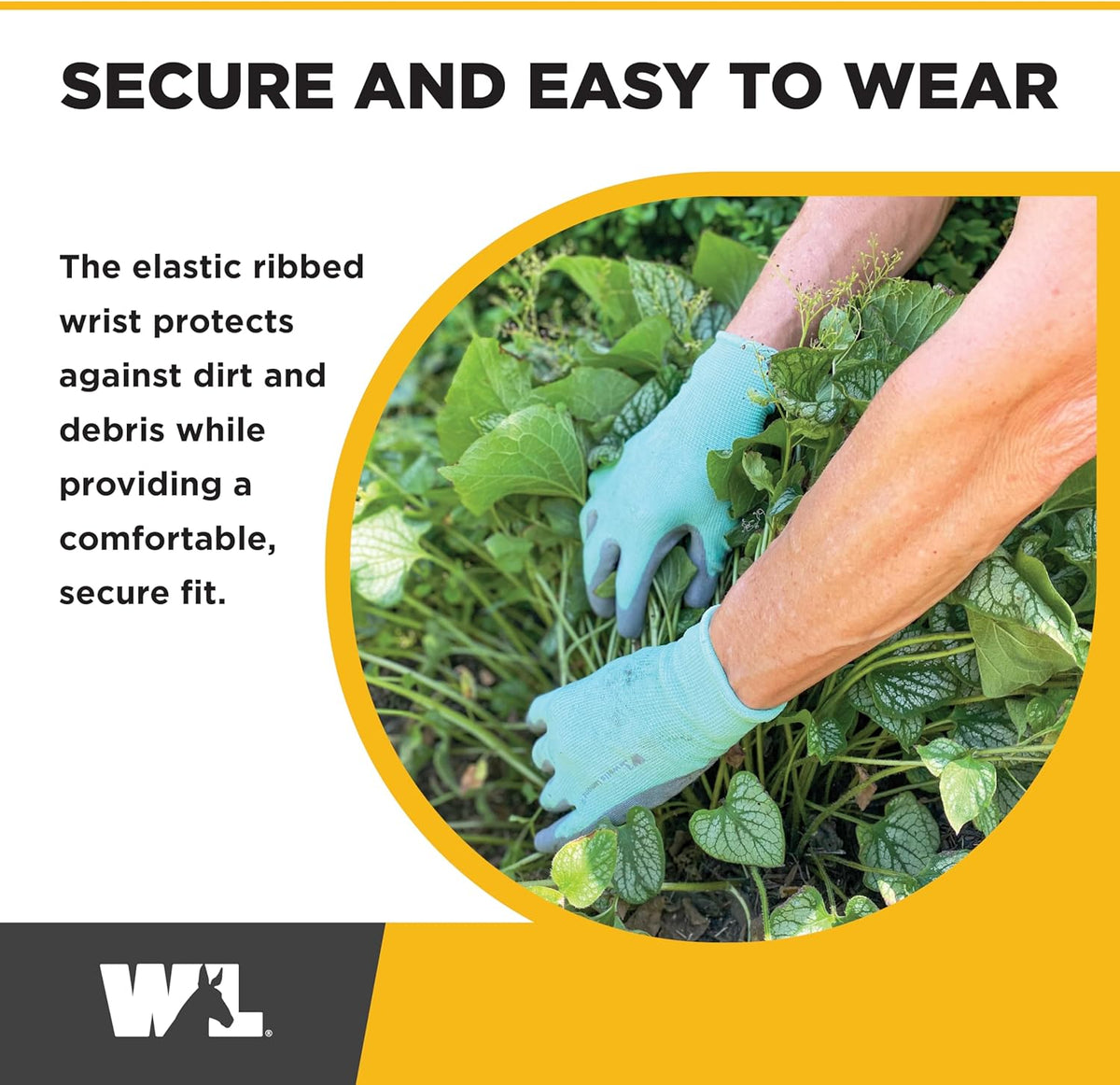 Wells Lamont Gardening Gloves for Women – Breathable Polyester, Seamless Fit – PU-Coated Palm for Grip & Durability – Elastic Wrist – Pink/Green/Purple, Medium, Pack of 3 (413MF)