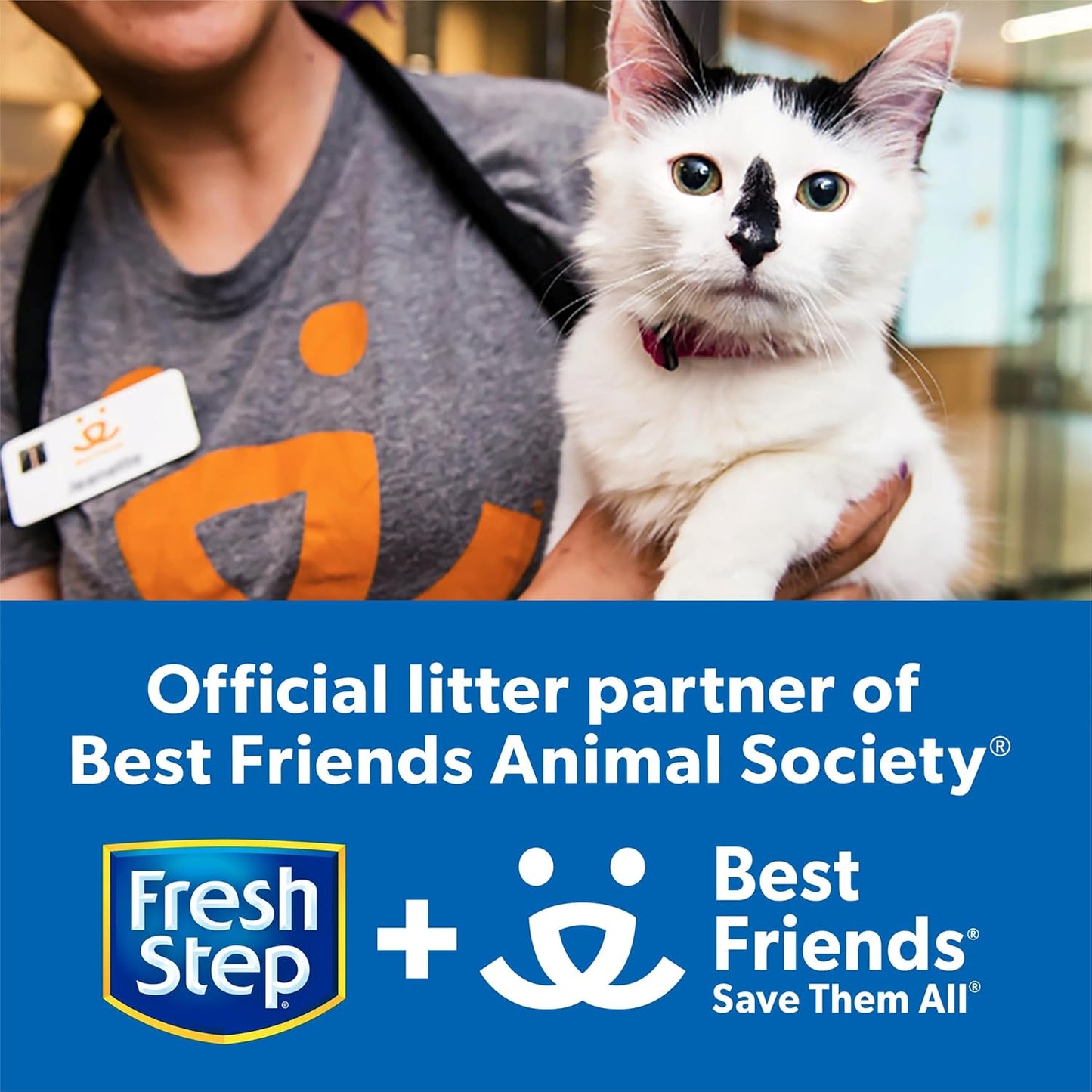 Fresh Step Odor Shield Advanced Multi Cat Clumping Litter with Febreze Freshness, Gain Original Scent, 18.5 lb Each, Pack of 2 (Package May Vary)