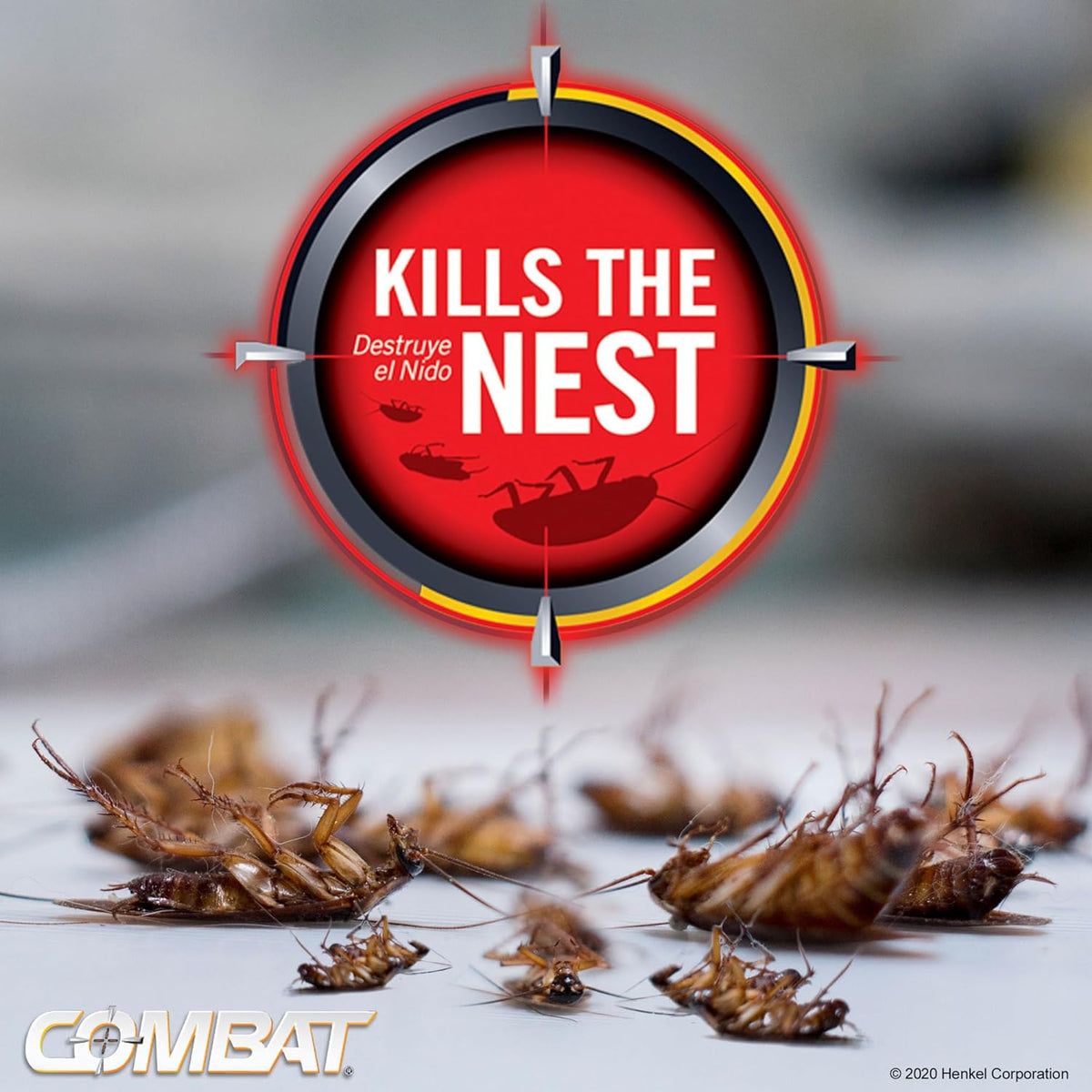 Combat Max Large Roach Killing Bait, 8 count (Pack of 1)