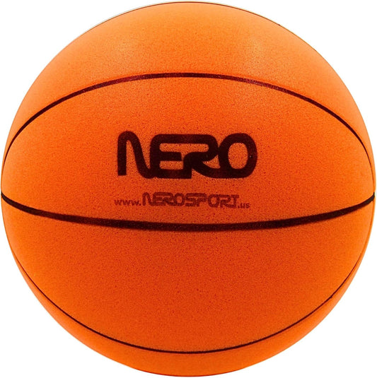 NERO SPORT Ninja Silent Basketball- Soft Foam Indoor Hoop Play | Soundless Ball for Quiet Dribbling and Indoor Training